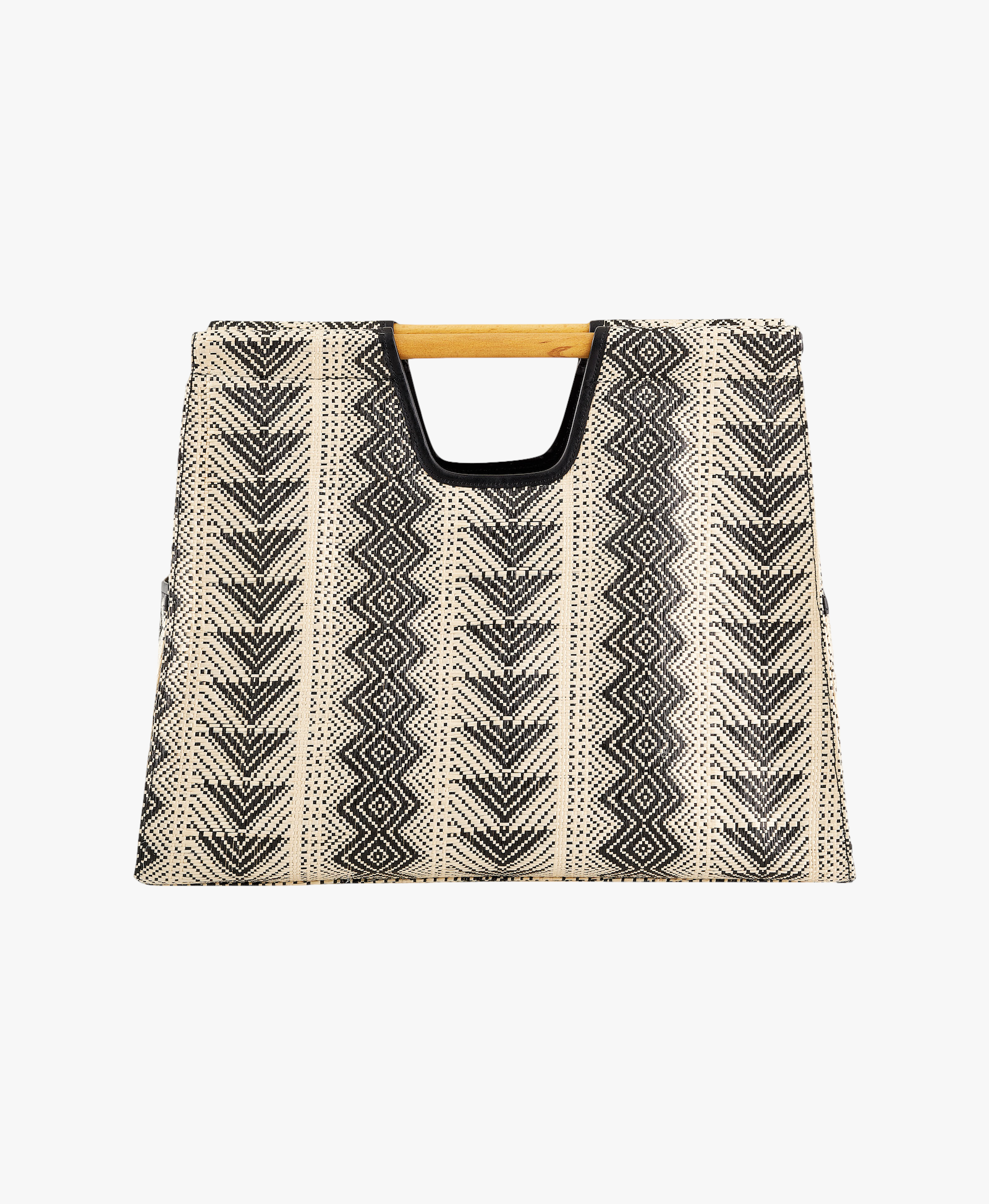 Frida Beach Bag Siyah Bej in Beige made by Maven Bag