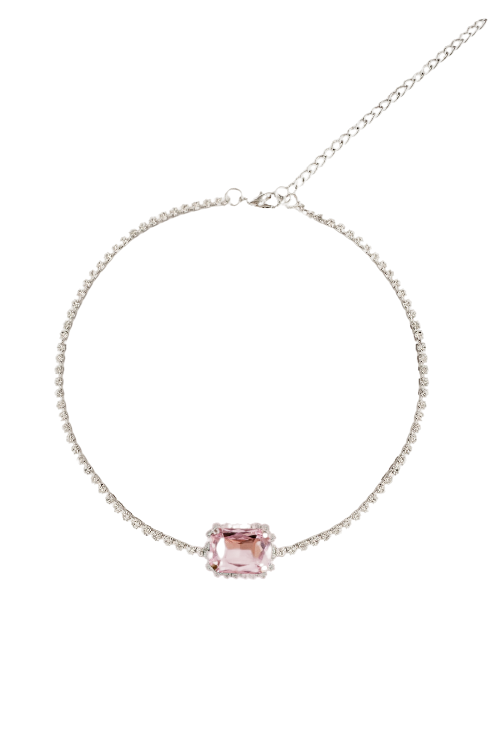 The Gala Luna Crystal Pink Necklace