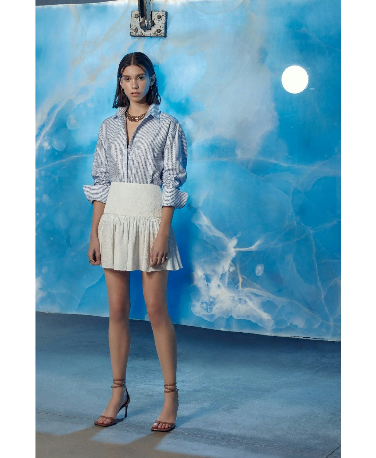 Lola Ruffled Mini Skirt made by Nazli Ceren