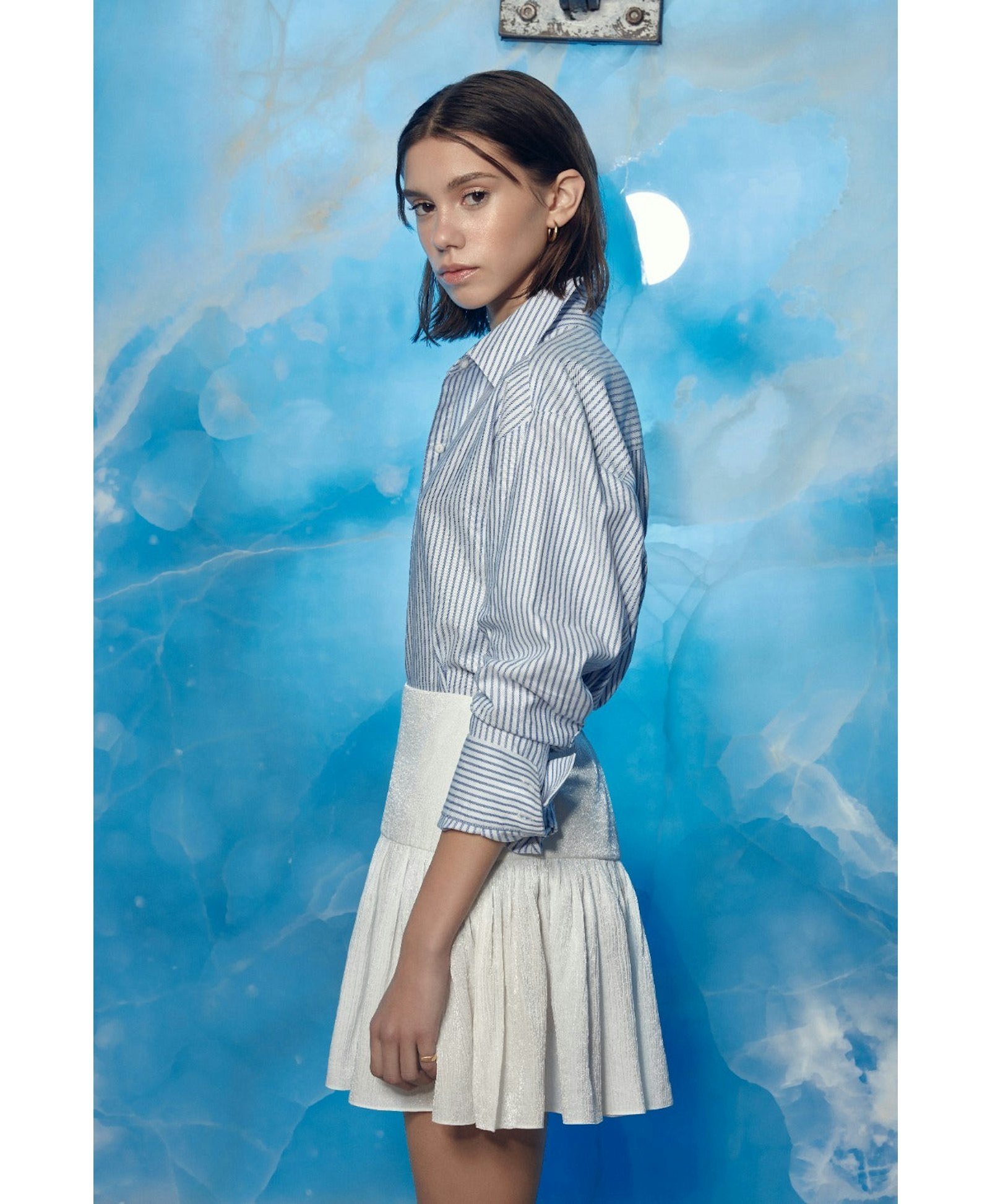 Lola Ruffled Mini Skirt made by Nazli Ceren