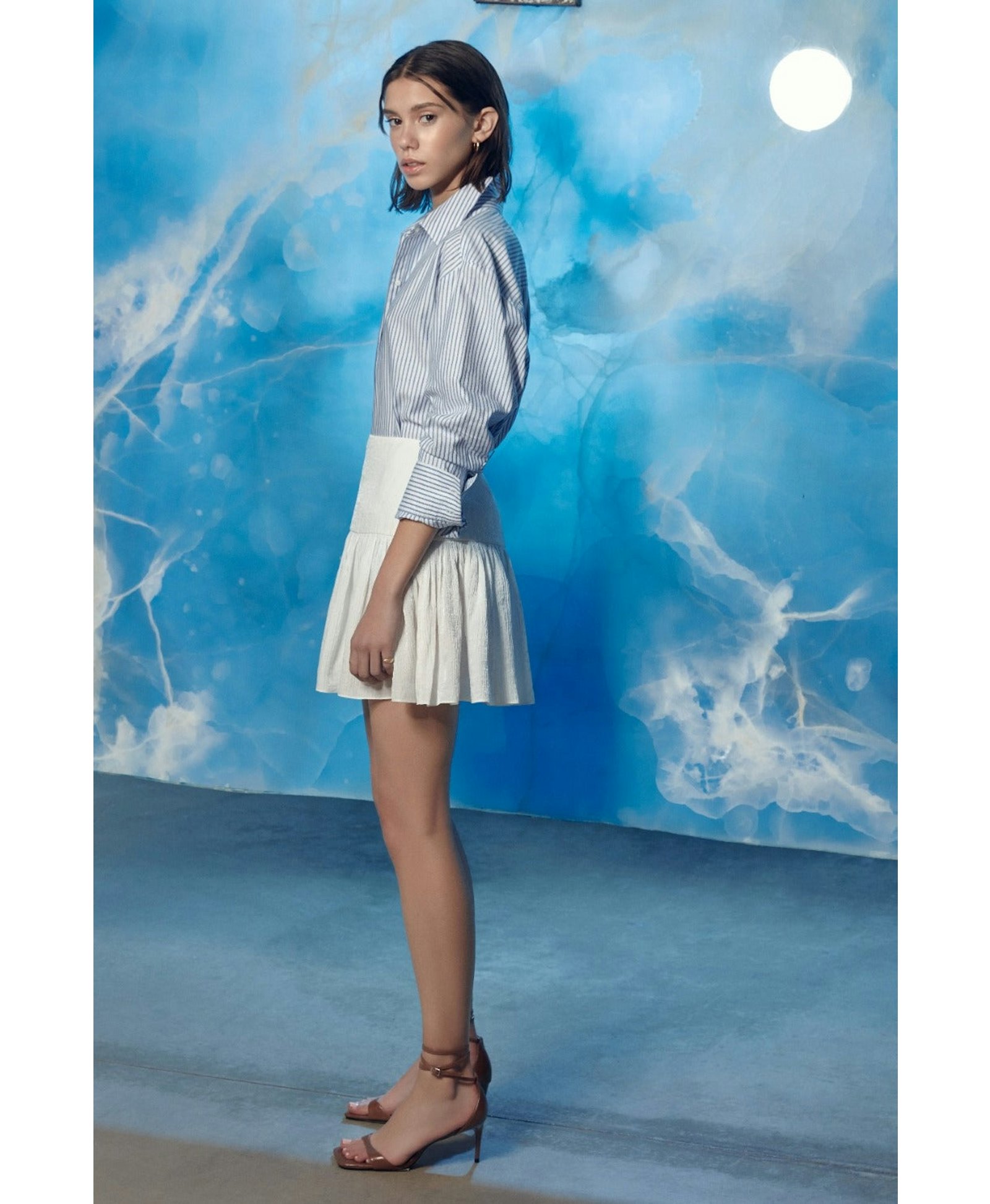 Lola Ruffled Mini Skirt made by Nazli Ceren