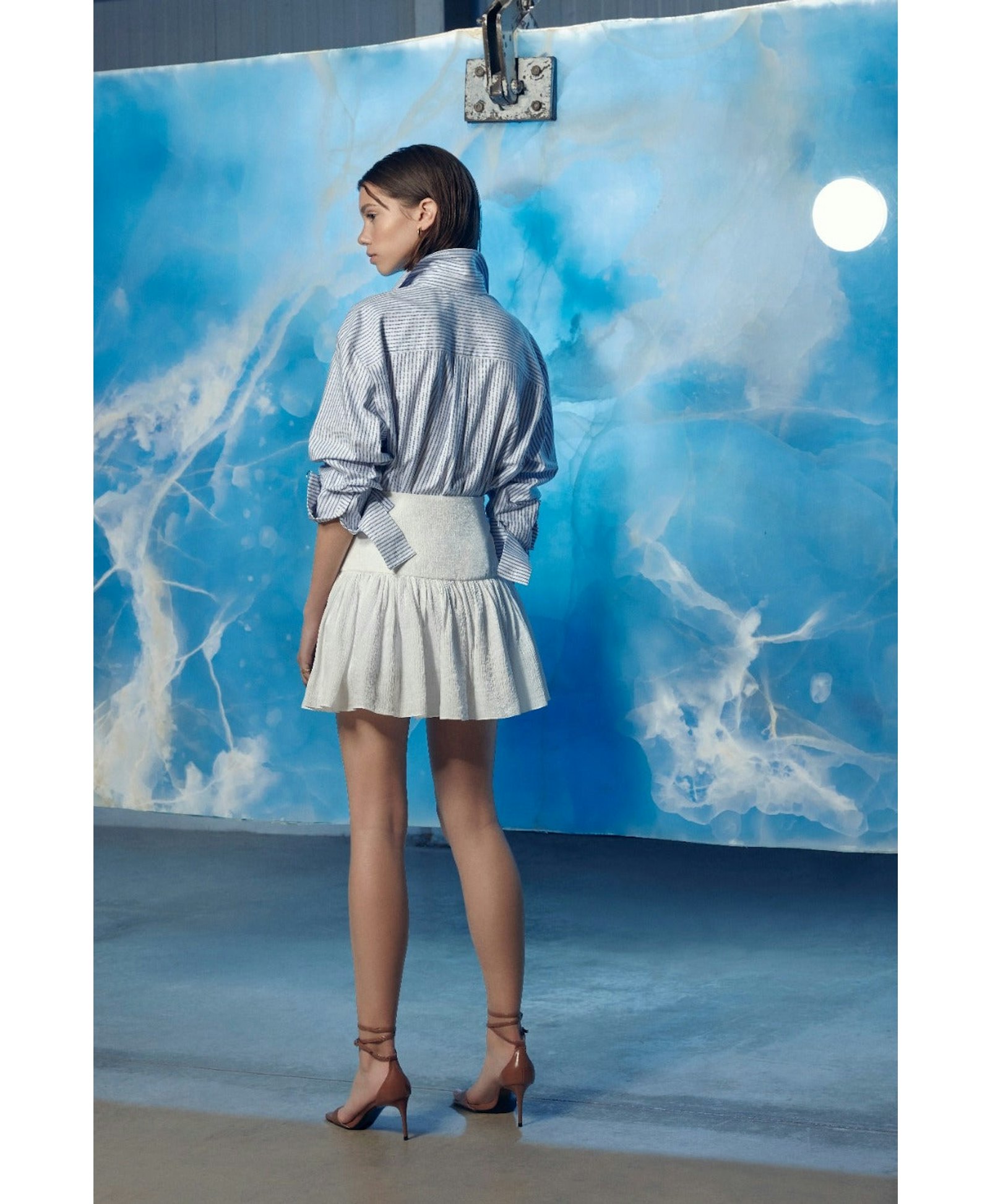 Lola Ruffled Mini Skirt made by Nazli Ceren