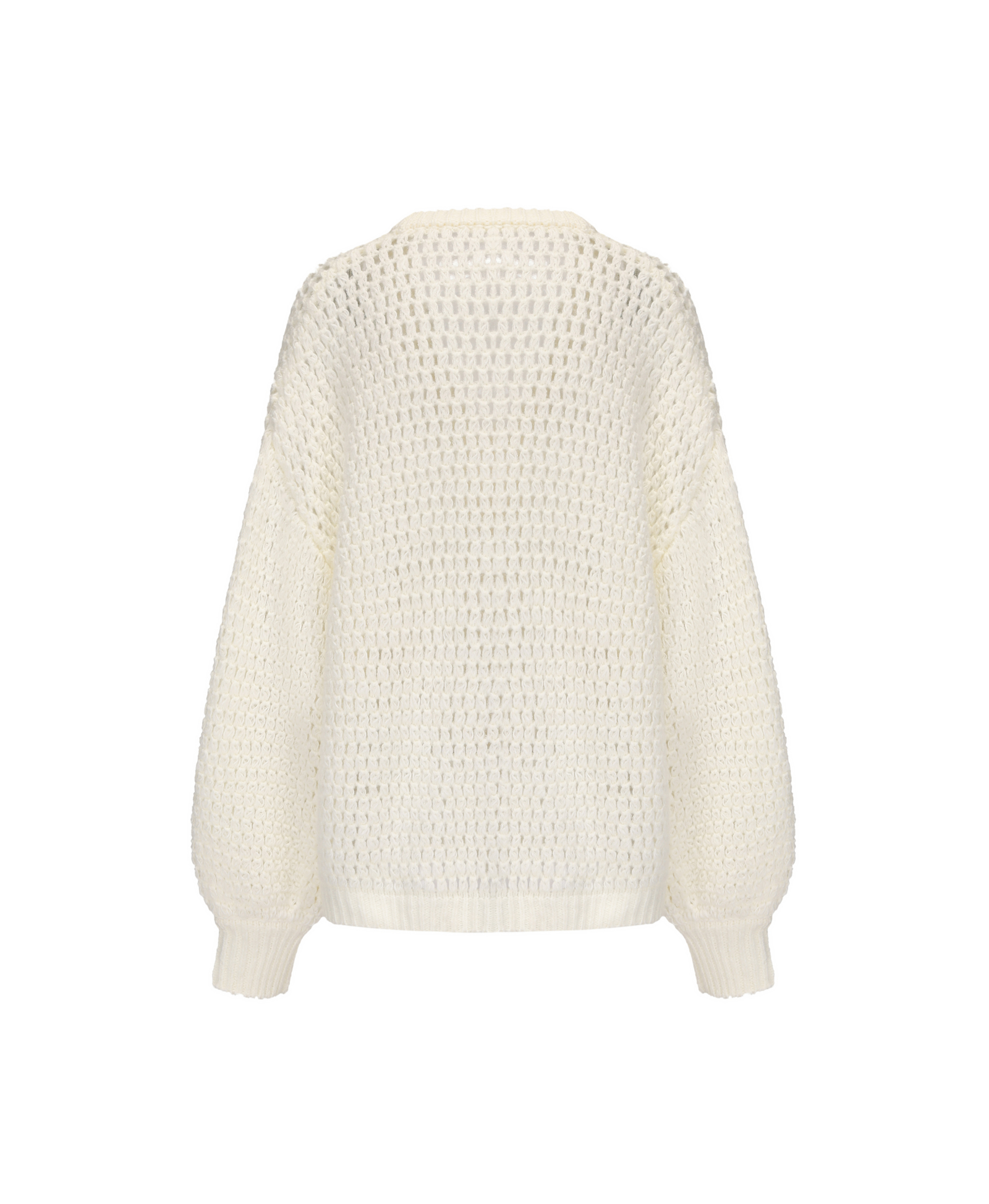 Alexis Cardigan + Scarf Set (White) made by Nana Jacqueline