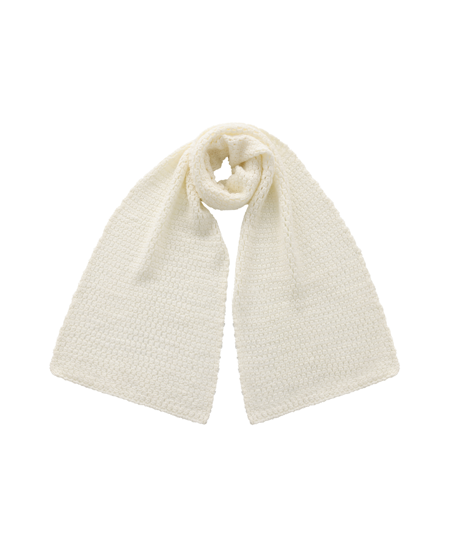 Alexis Cardigan + Scarf Set (White) made by Nana Jacqueline