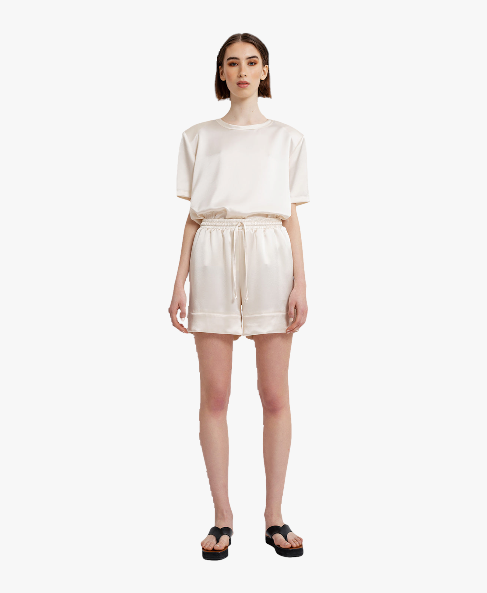 Cara Top in Beige made by AÉRYNE