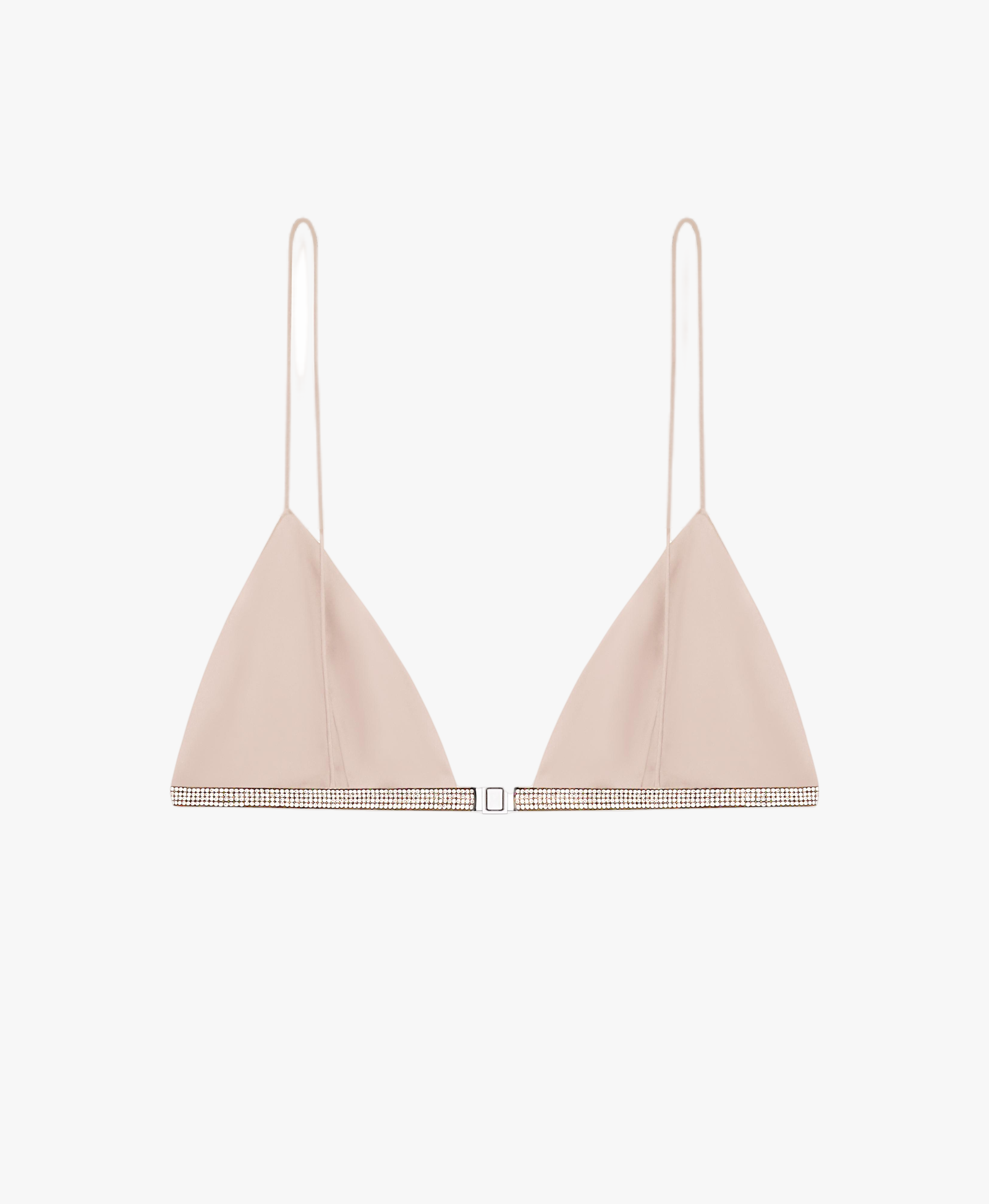 ROSIE SILK BRA in Pink made by NUÉ