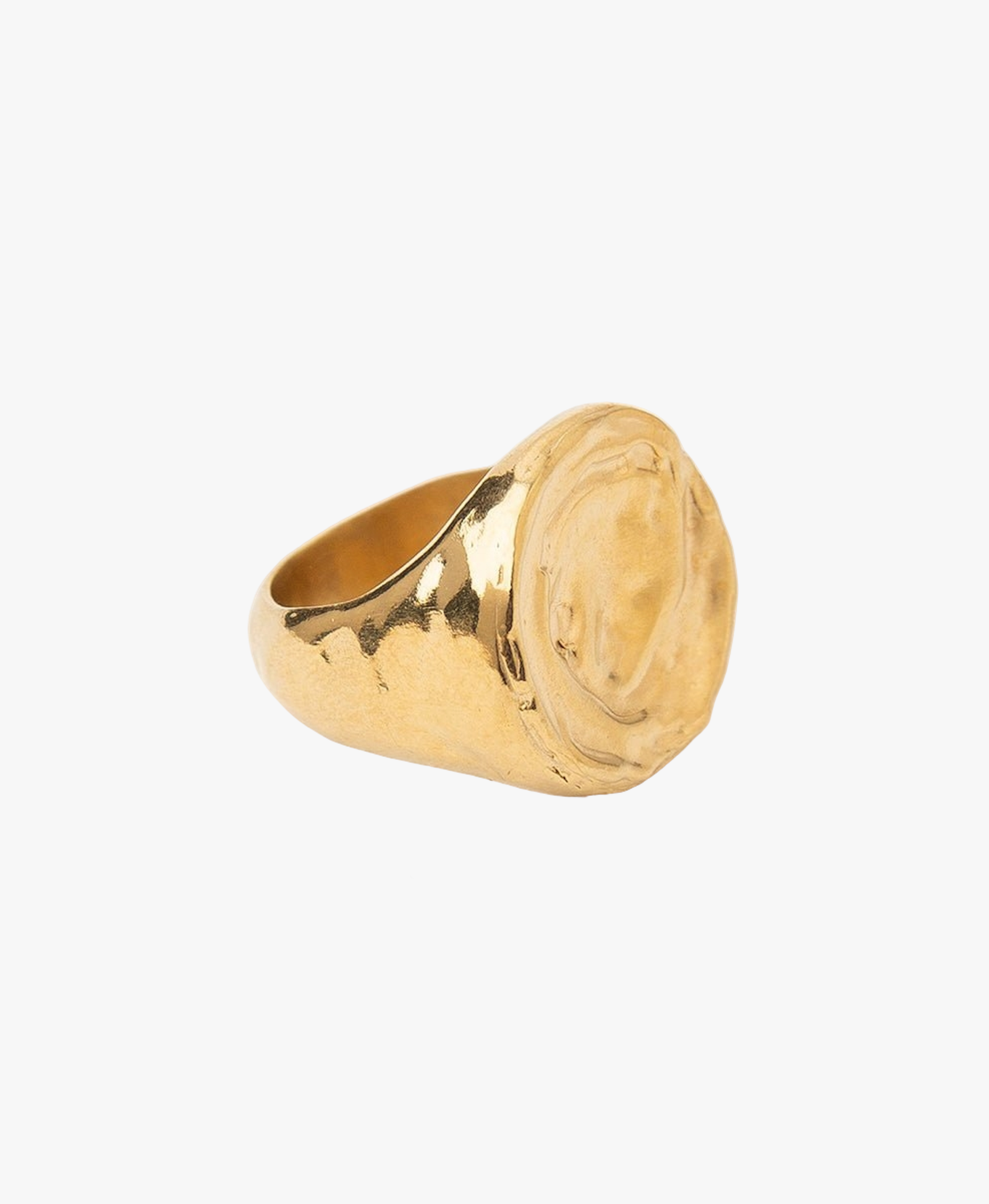 AREIA ROUND SIGNET RING made by Carolina De Barros