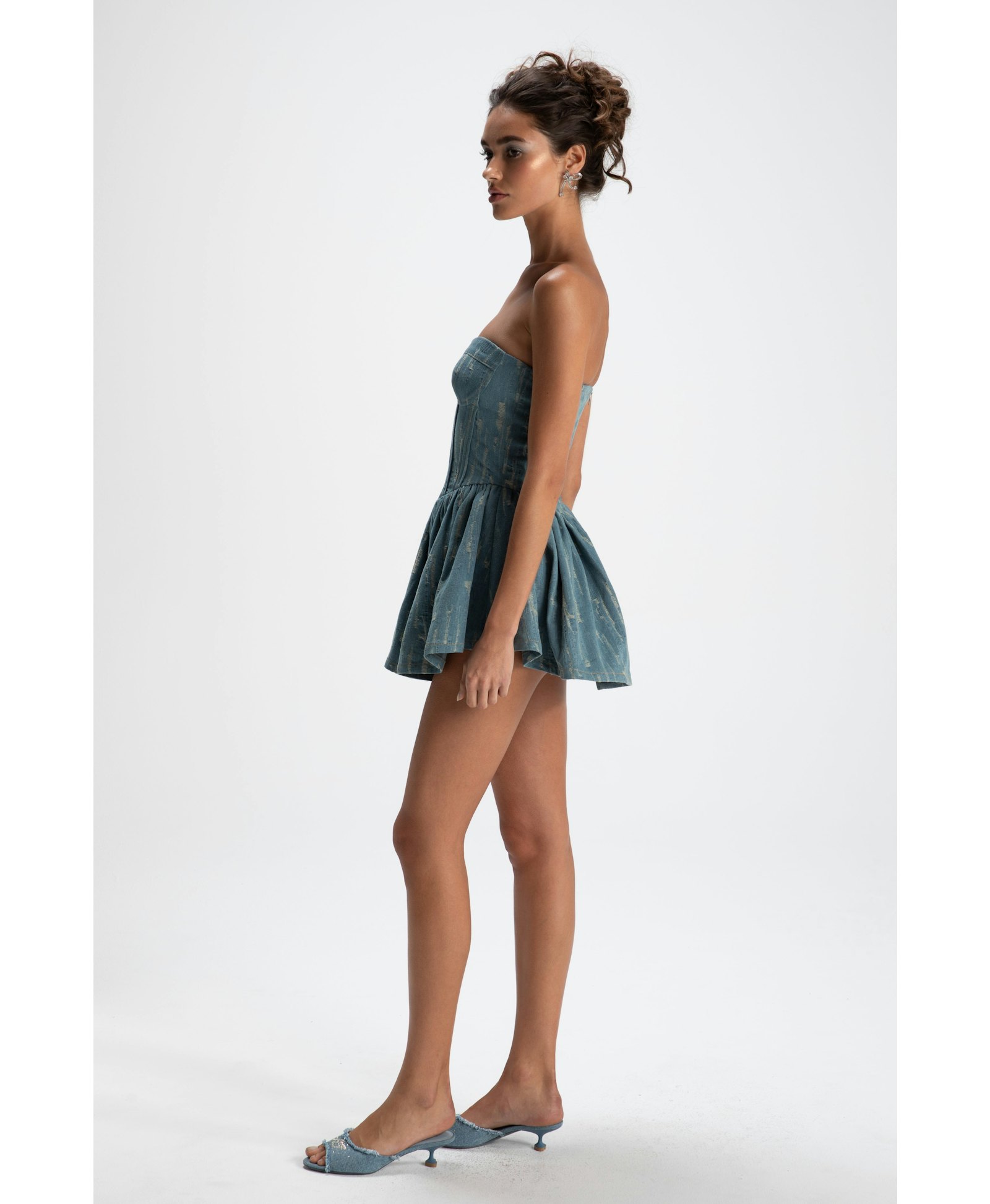 Airina Dress (Denim) in Blue made by Nana Jacqueline