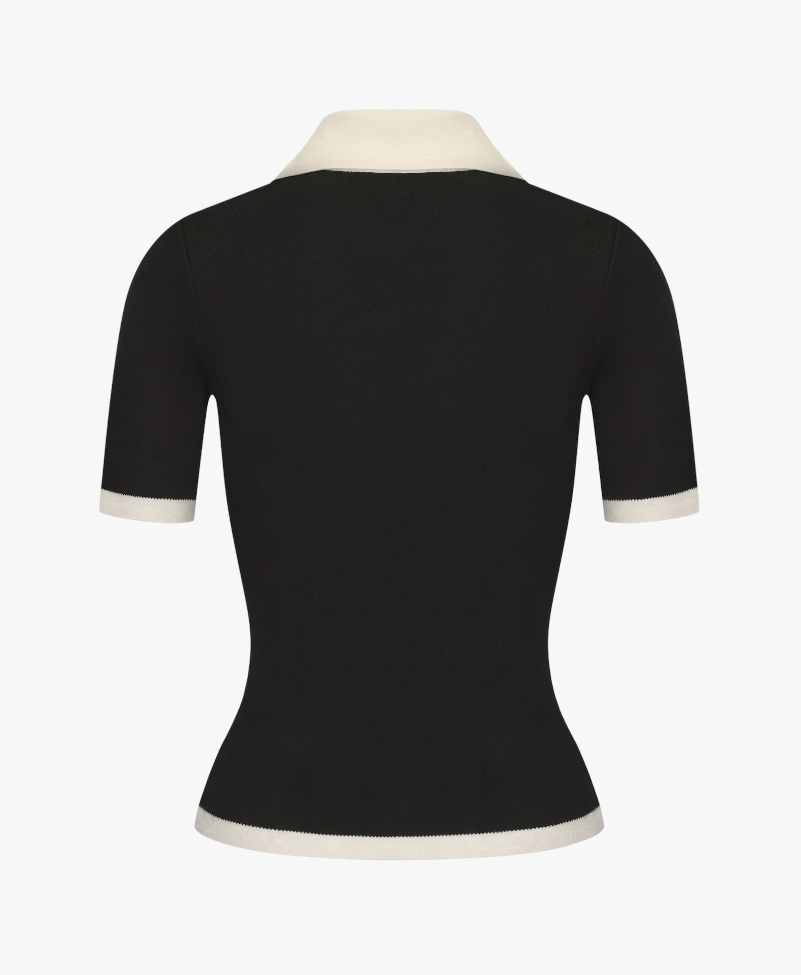 Hazel Polo Top (Black) made by Nana Jacqueline