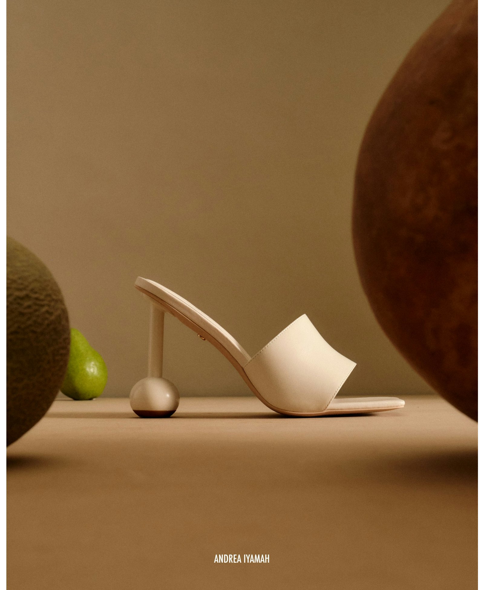 YURI SANDALS - CREAM made by Andrea Iyamah