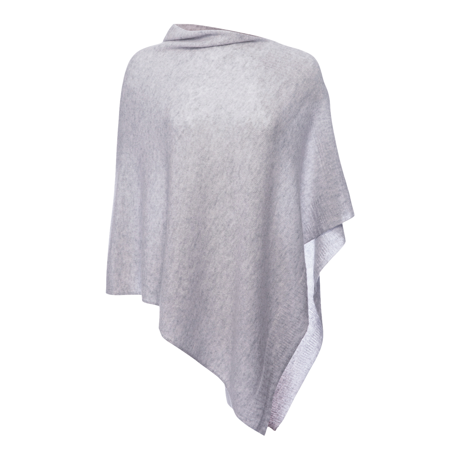 Loop Cashmere Cashmere Poncho In Foggy Grey