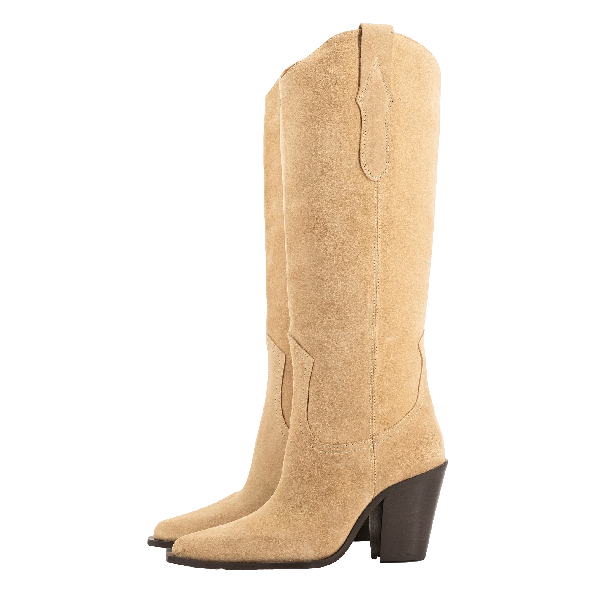 Shop Toral Ana Sand Suede Boots In Beige