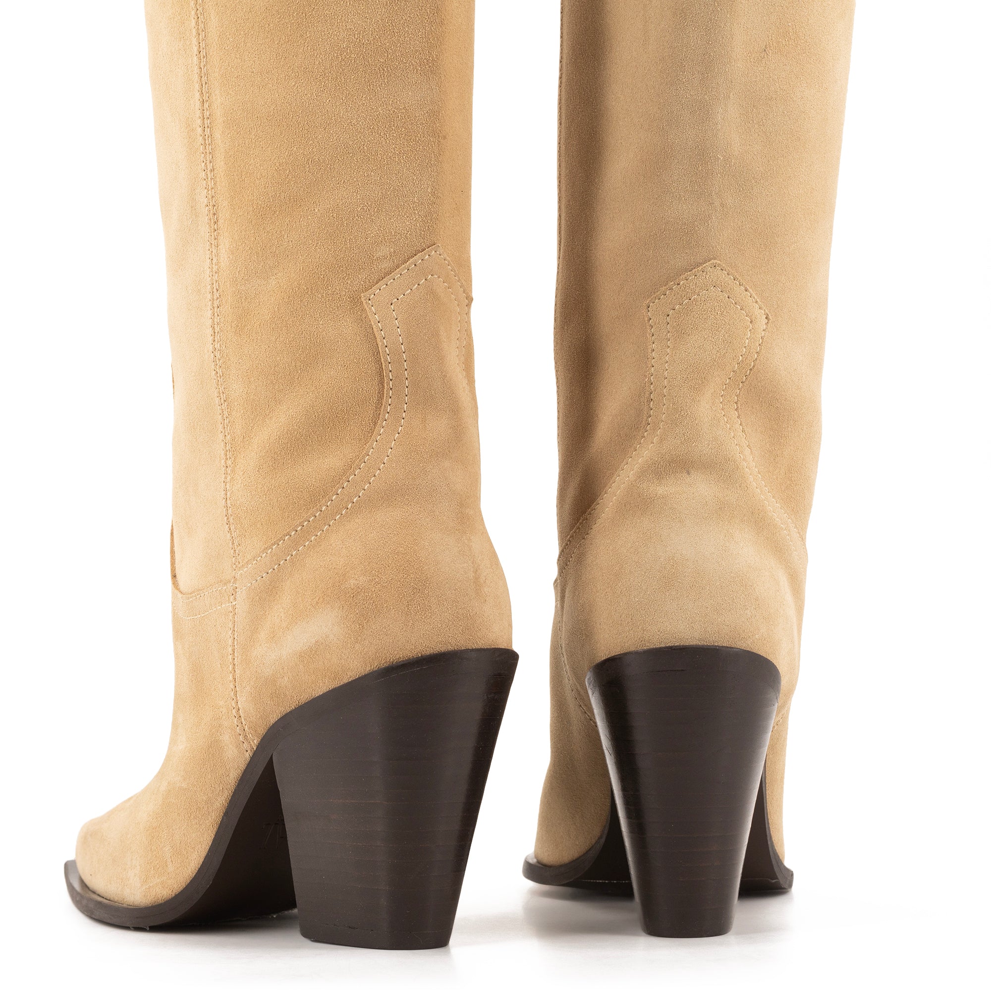 Shop Toral Ana Sand Suede Boots In Beige