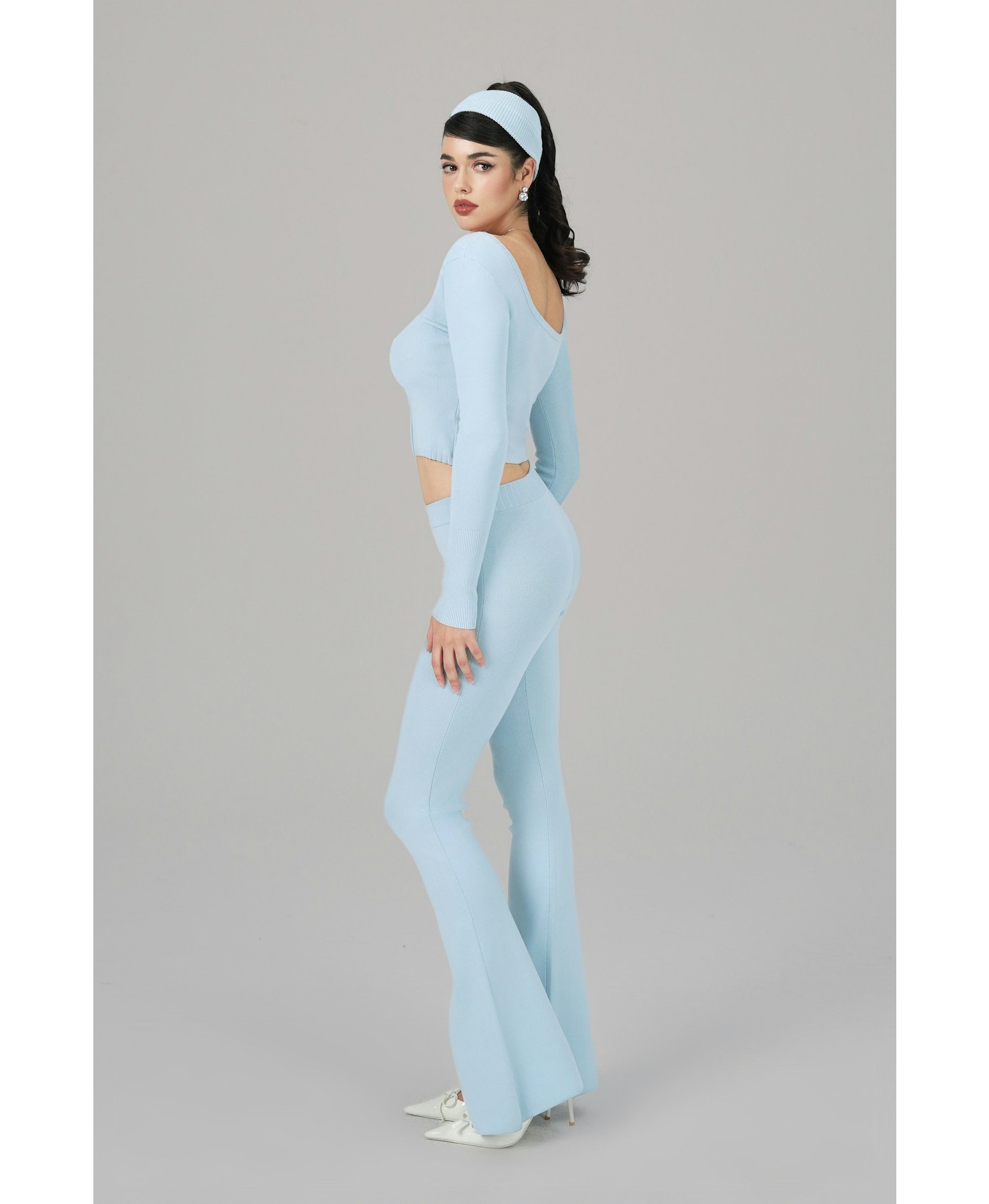 Holly Pants (Blue) made by Nana Jacqueline