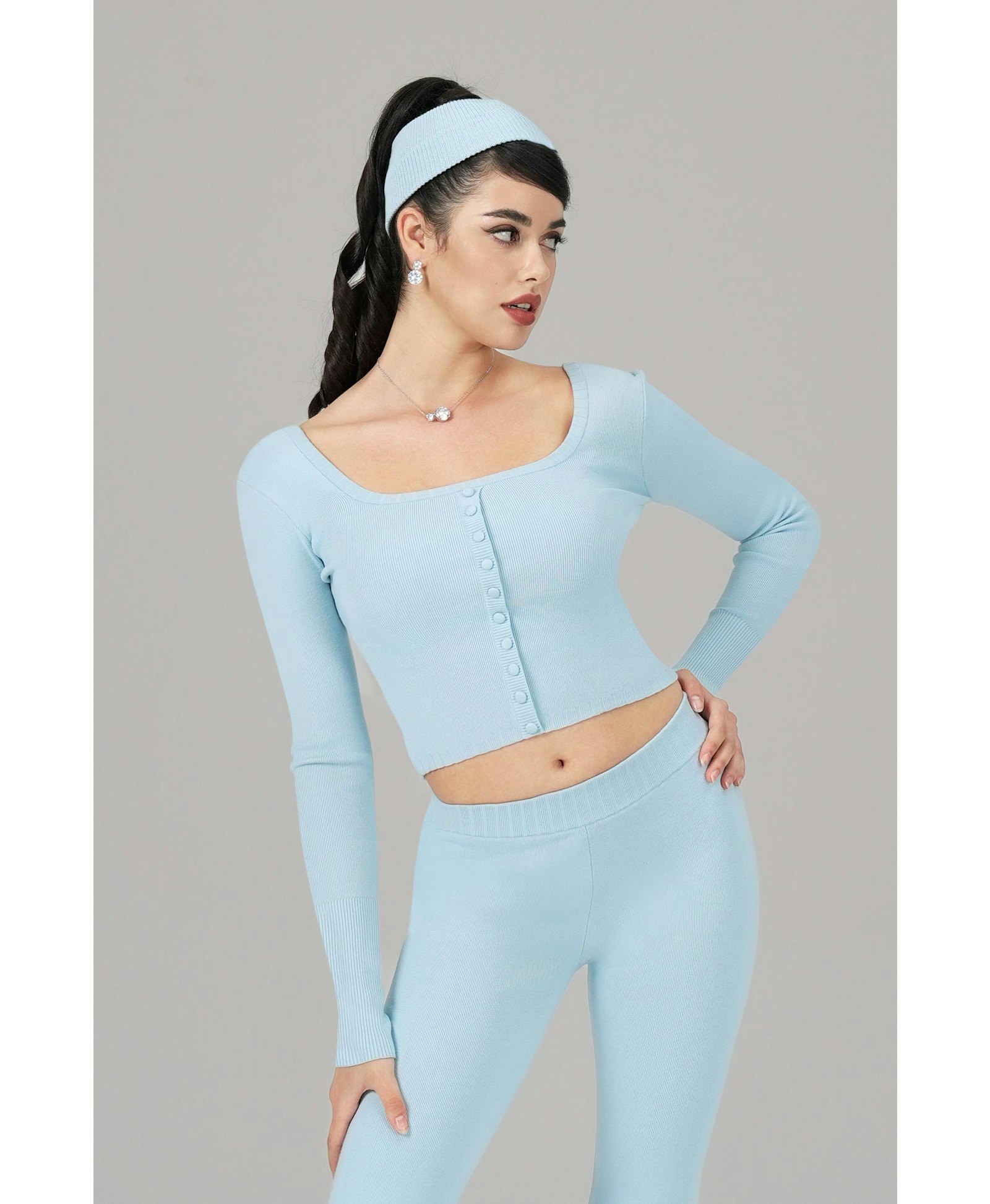 Holly Pants (Blue) made by Nana Jacqueline