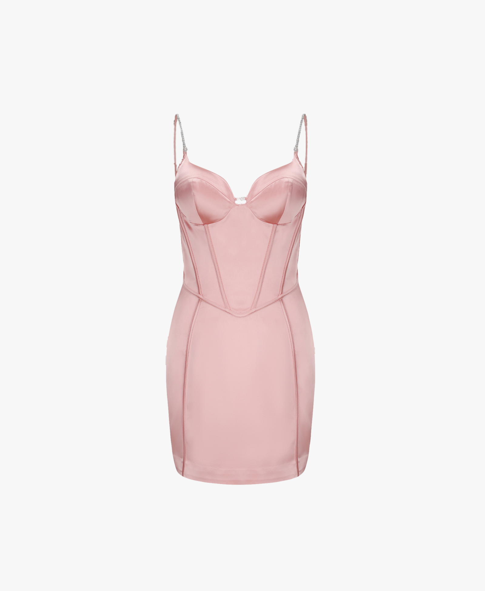 Anastasia Diamond Slip Dress (Pink) (Final Sale) in Pink made by Nana Jacqueline