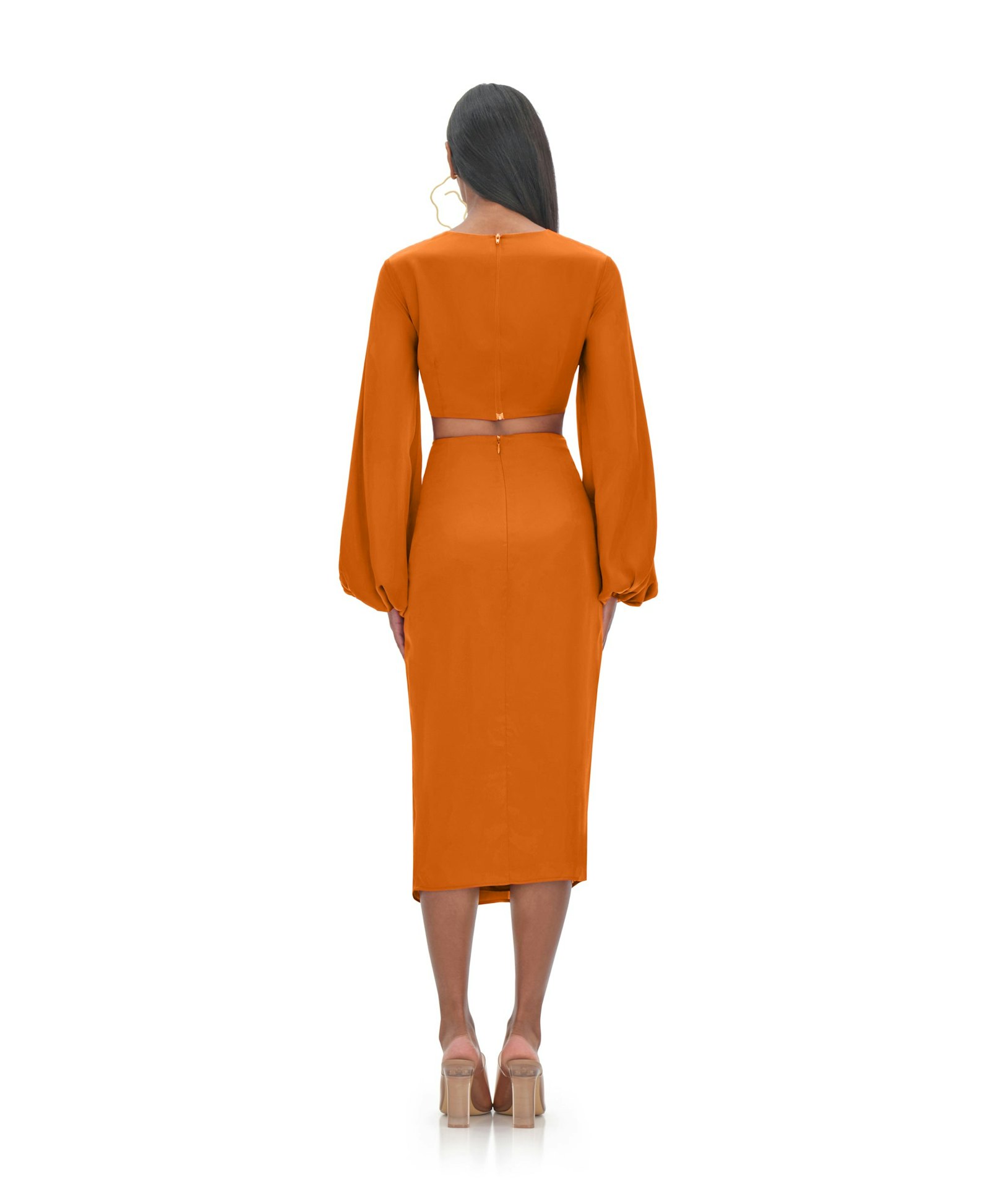 BEHATI RUST SKIRT made by Andrea Iyamah