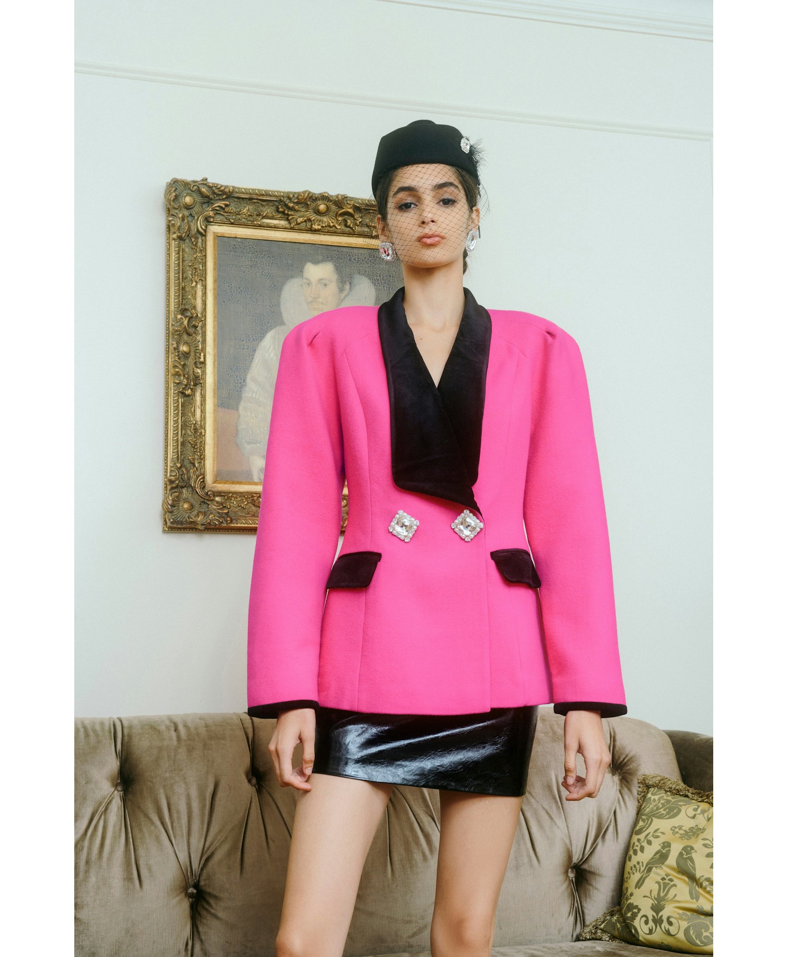 Rory Blazer in Pink made by Nana Jacqueline