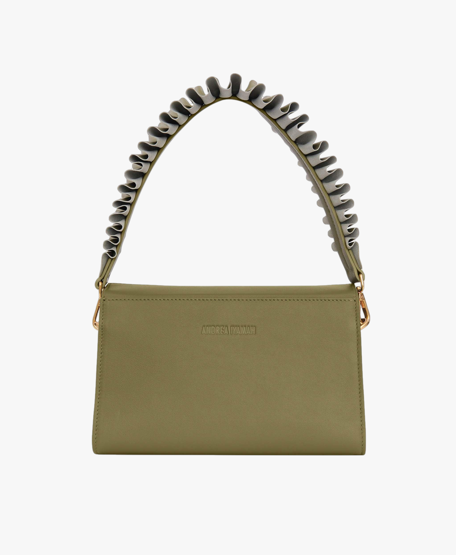 MALA GREEN SHOULDER BAG made by Andrea Iyamah