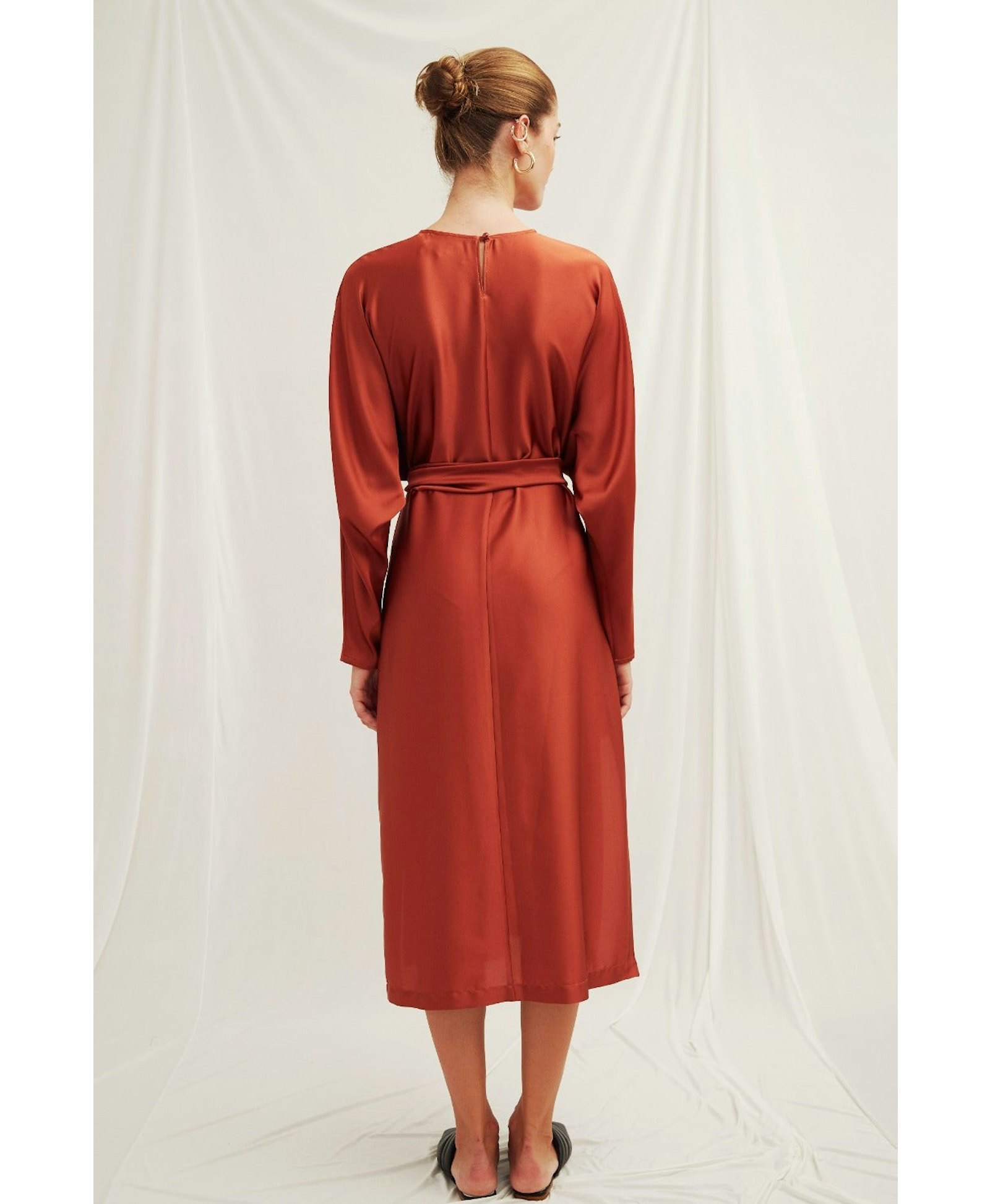Etienne Satin Dress made by Nazli Ceren
