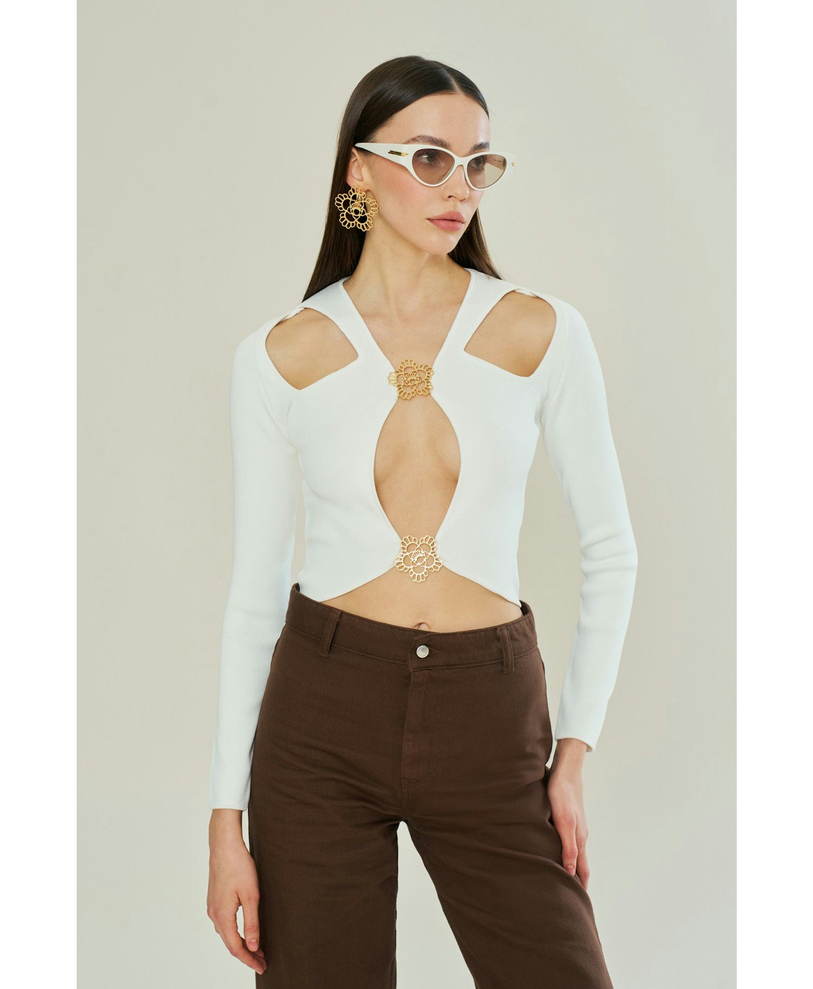 Lovers’ Emblem Knit Top made by Declara