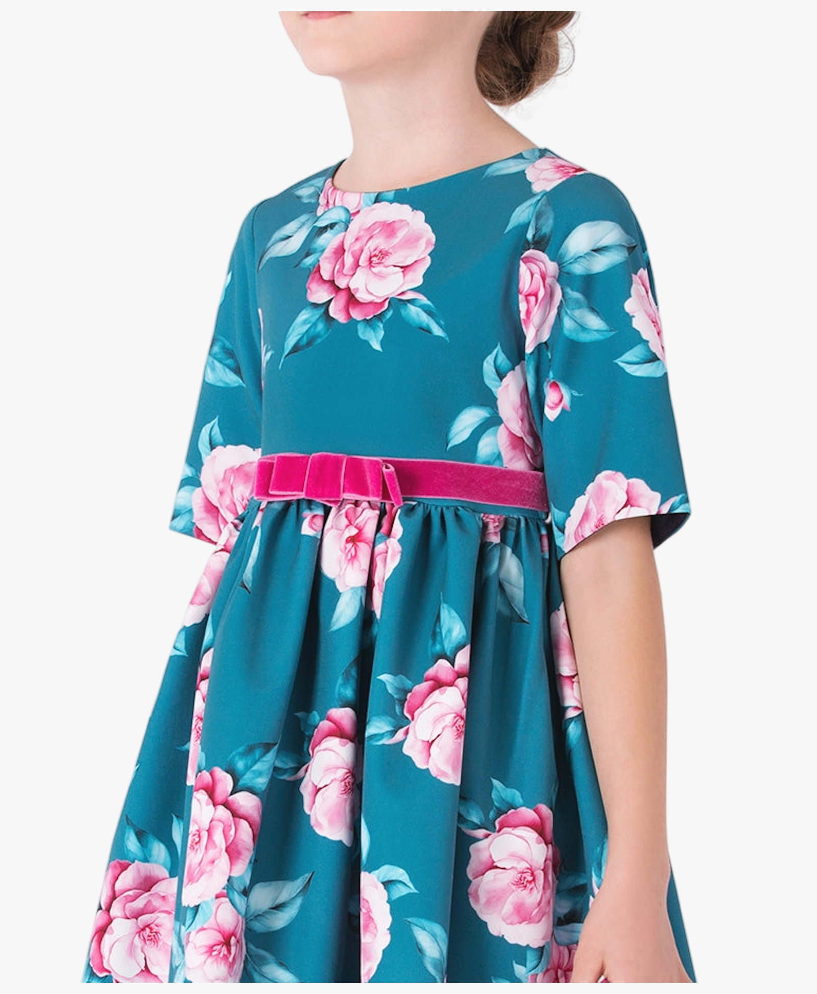 Floral Savaya Girls Dress made by Mama Luma