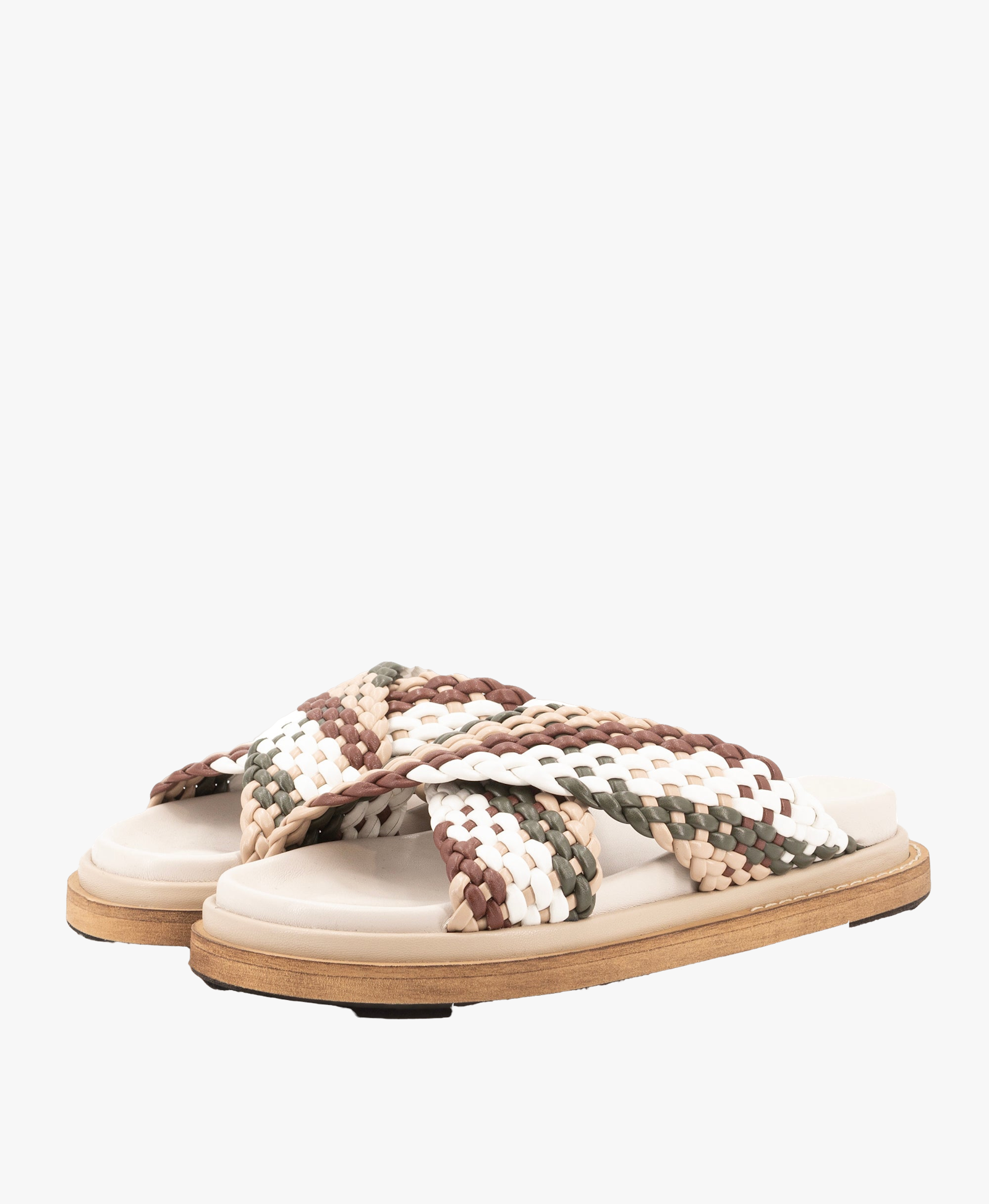 SANTOS LEATHER SANDALS made by Toral