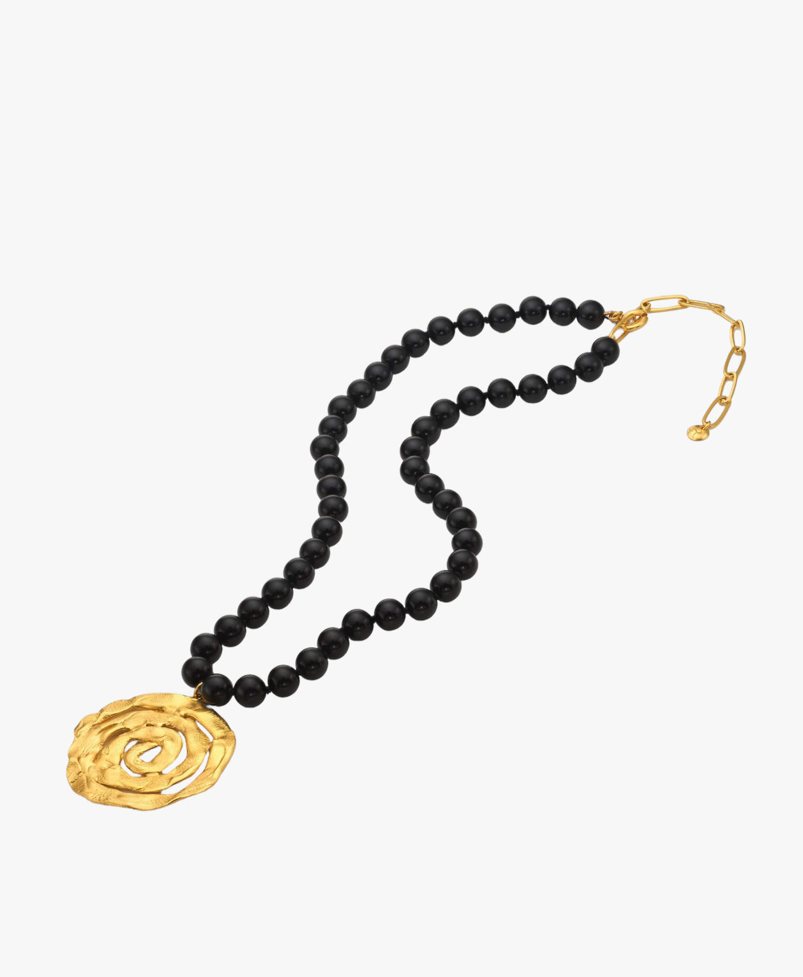 Origin Onyx Necklace Gold made by Eva Remenyi