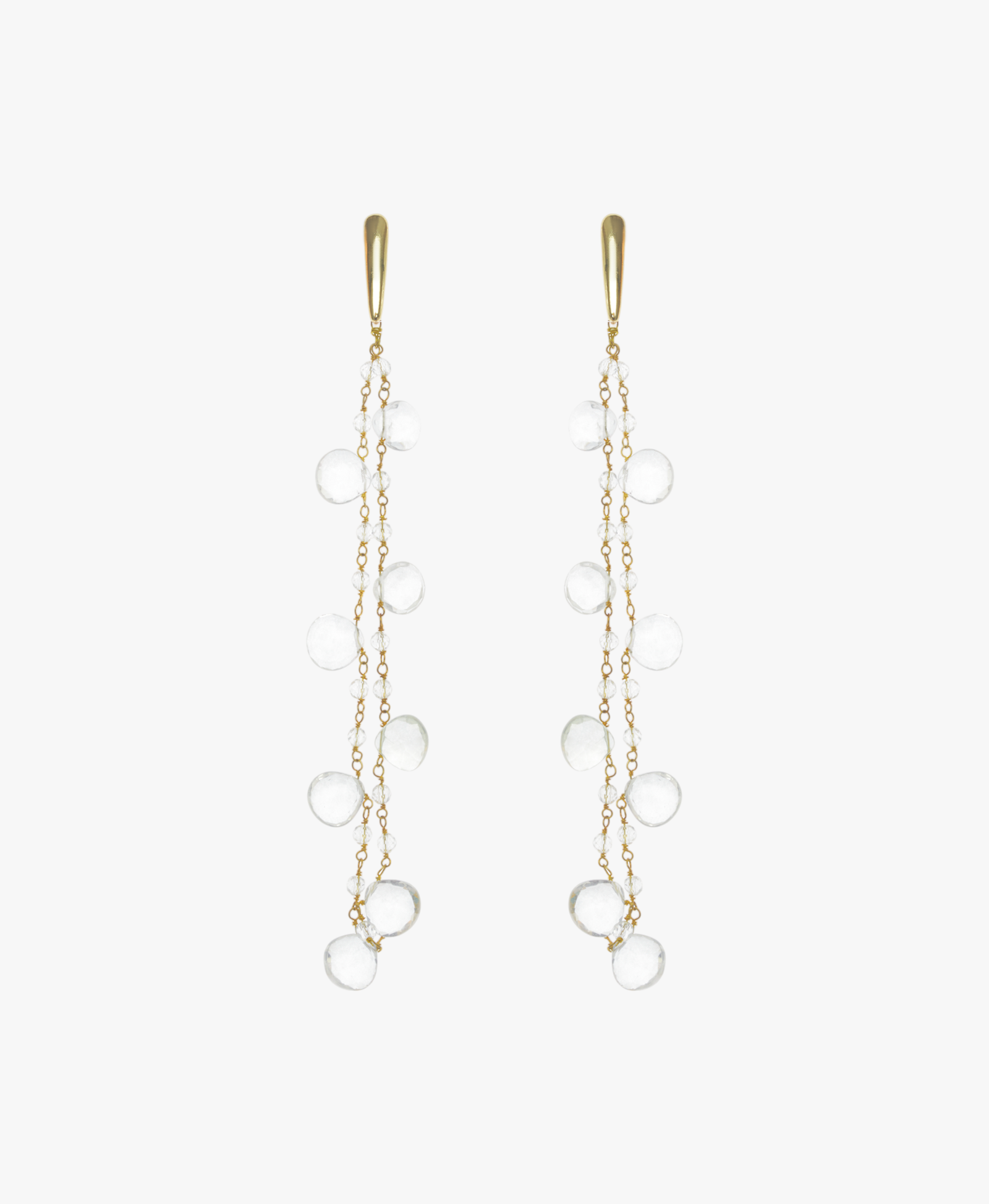 Pendientes Helene Cristales made by Lavani Jewels