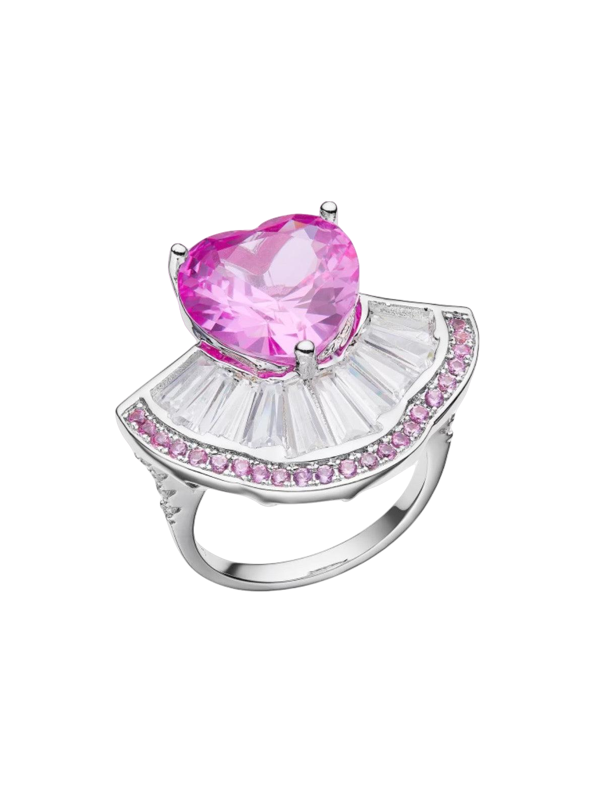 Nana Jacqueline Emilia Heart Ring (pink) (final Sale)