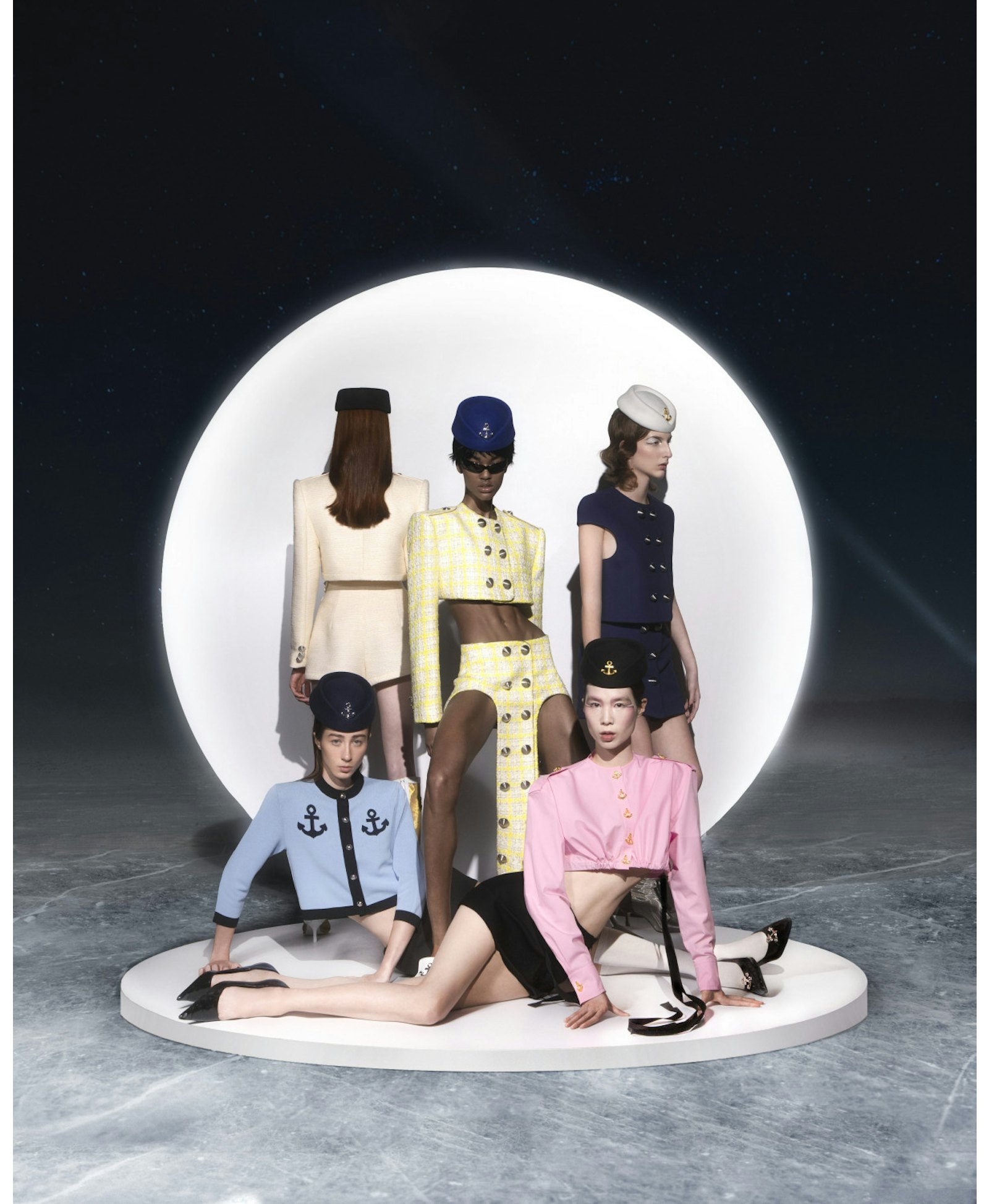 KNIT CARDIGAN in Blue made by KEBURIA