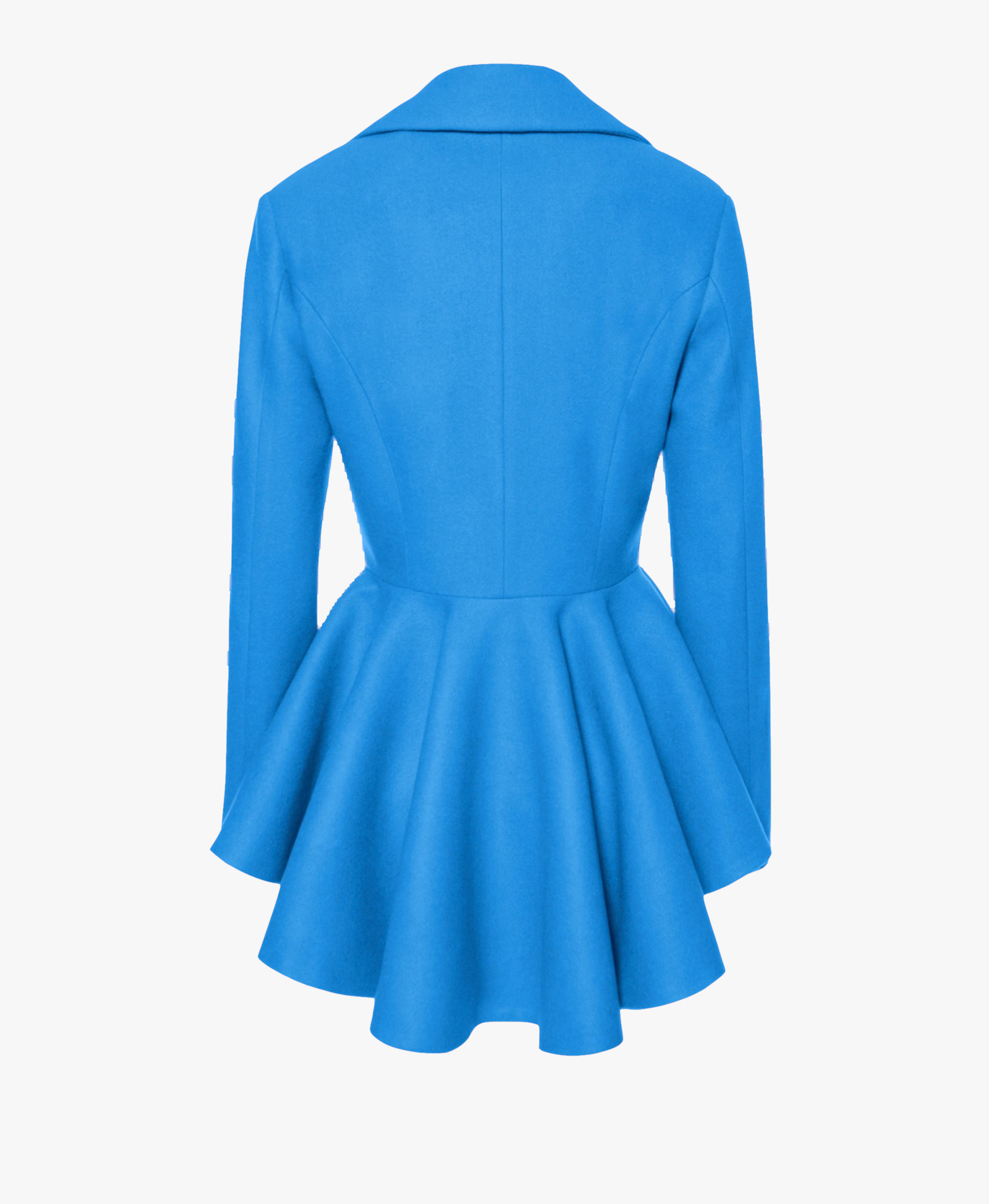 Coat Ingrid French Blue in Blue made by HALEWSKI
