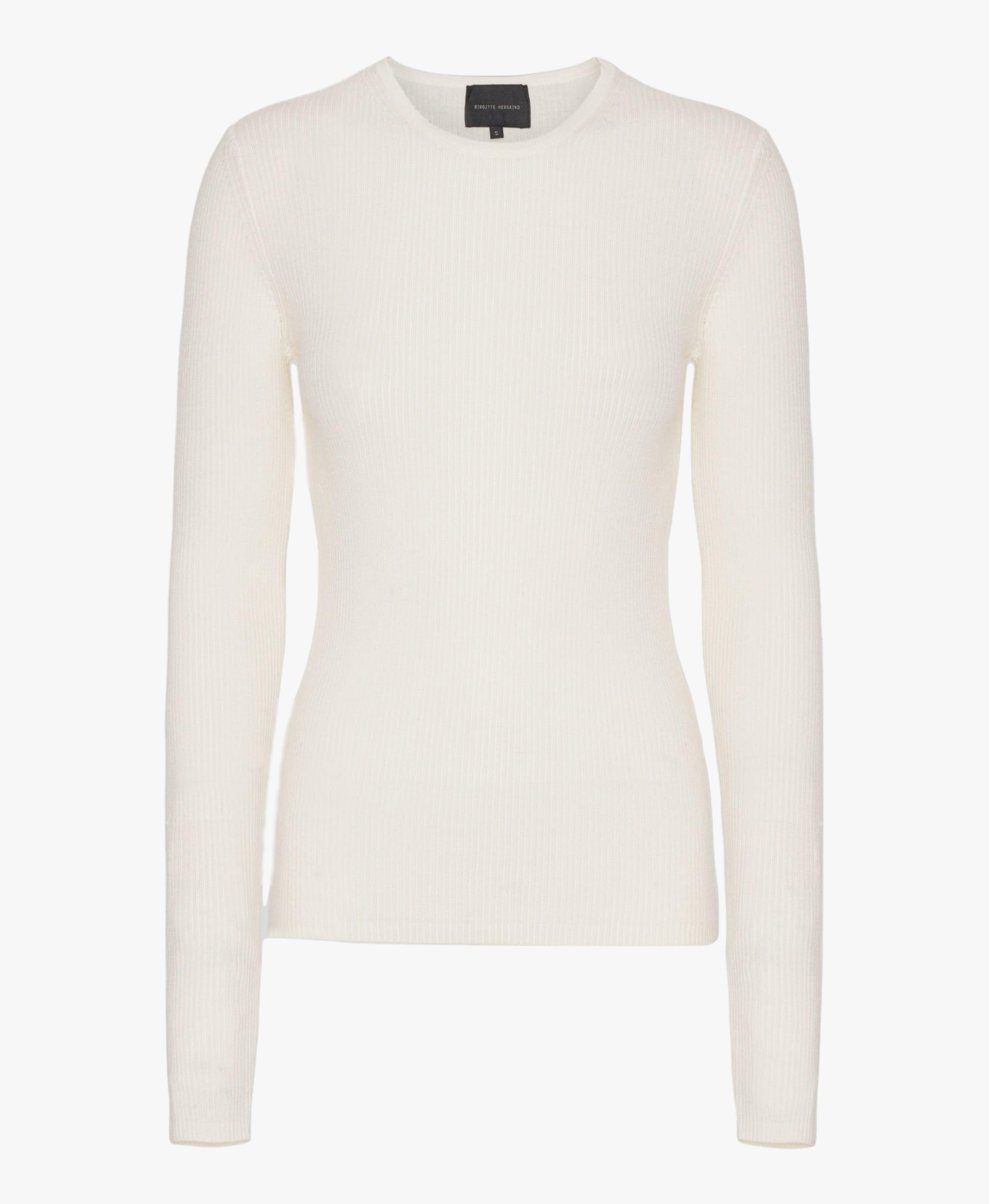 Camb Knit Blouse - Off White made by HERSKIND