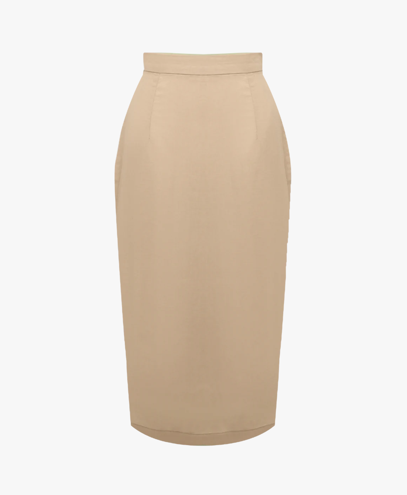 AFO CREAM MIDI SKIRT made by Andrea Iyamah