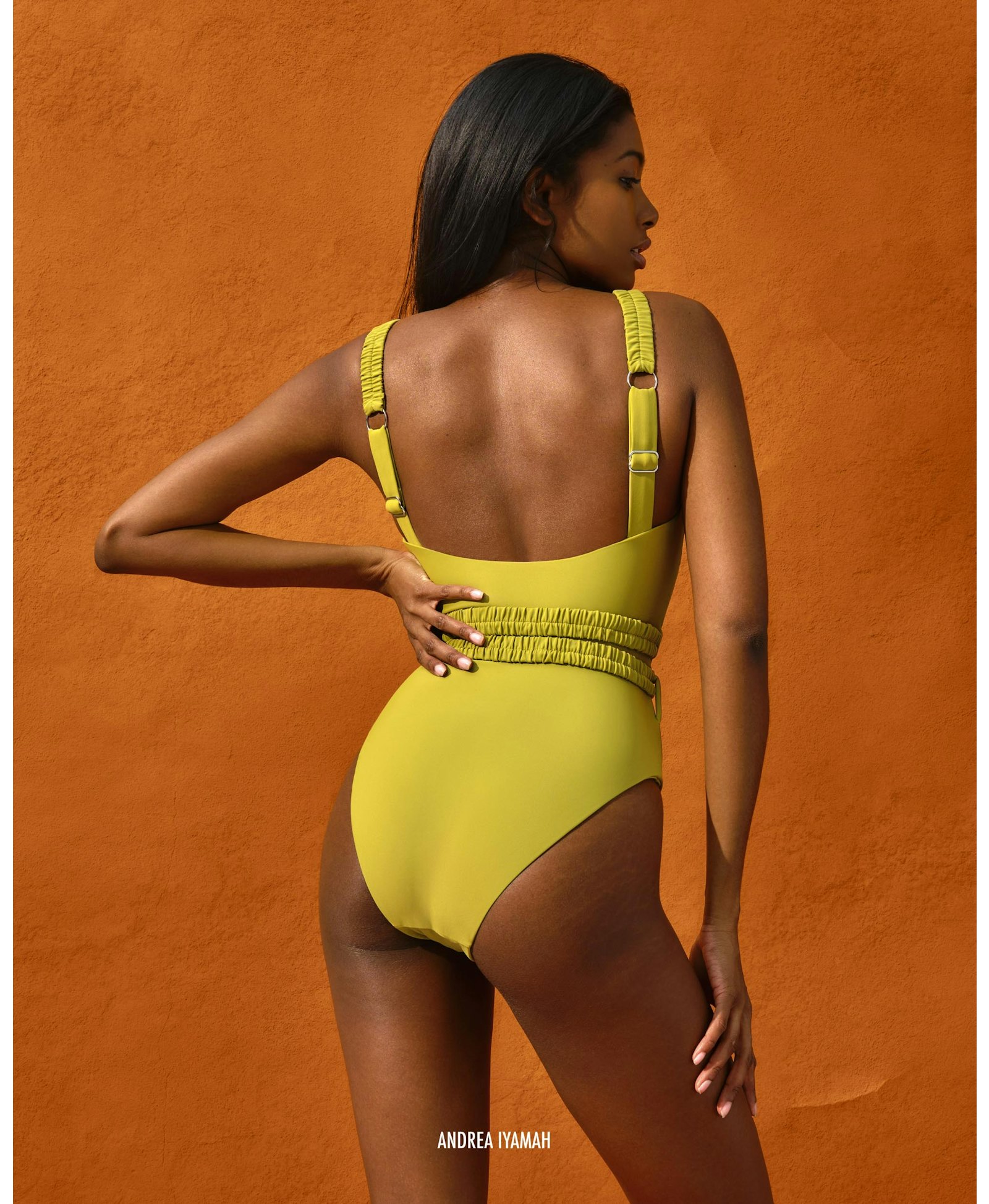 ANTII ONE PIECE SWIMSUIT - WASABI made by Andrea Iyamah