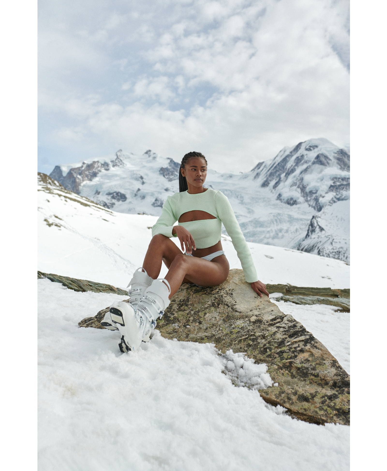 Macondo Top in Green made by BAOBAB