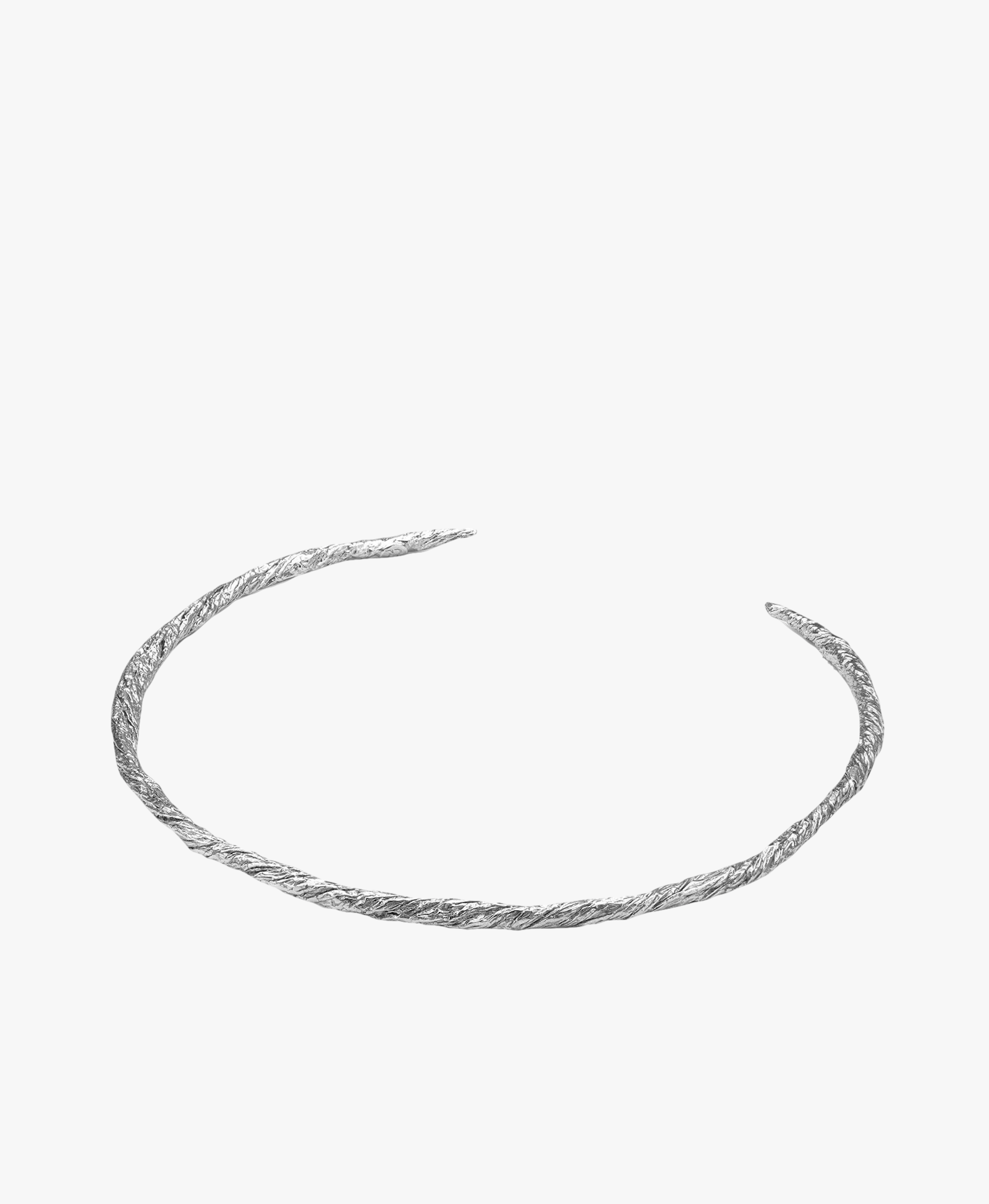 Archaic Choker Silver in Silver made by Eva Remenyi