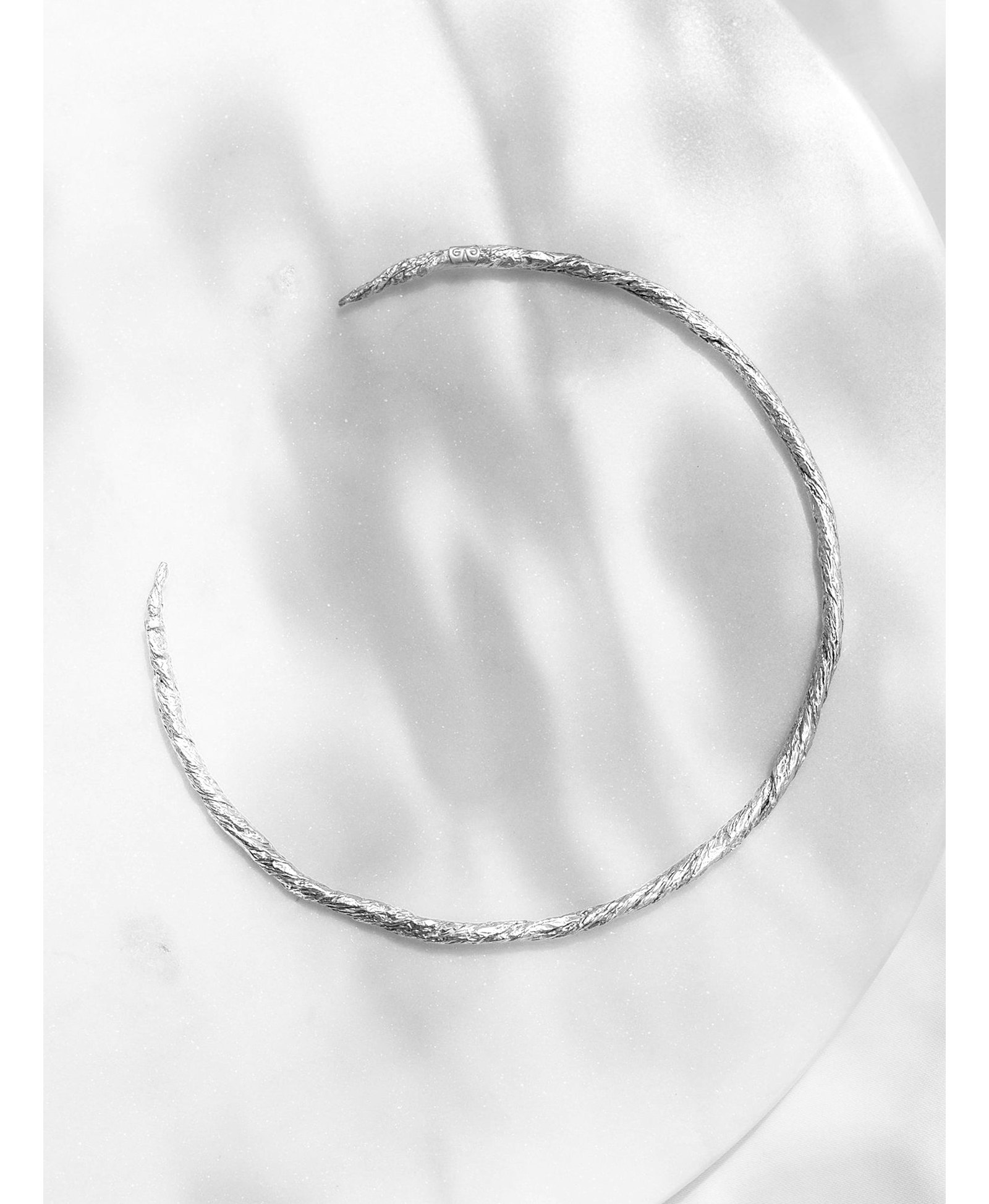 Archaic Choker Silver in Silver made by Eva Remenyi