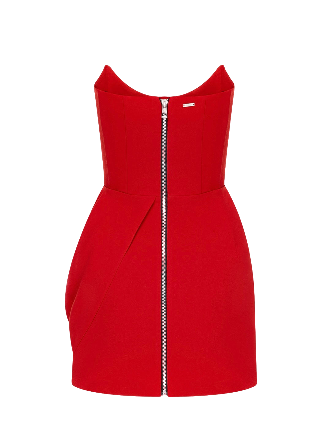 Shop Balykina Anastasia Matt Silk Dress Red