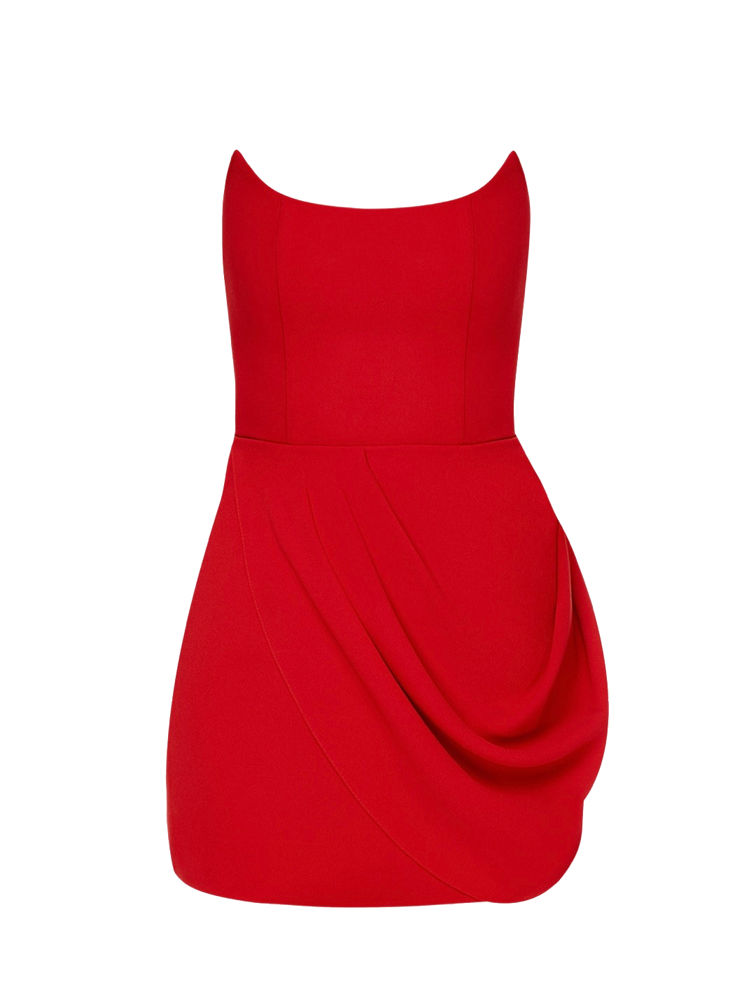 Shop Balykina Anastasia Matt Silk Dress Red