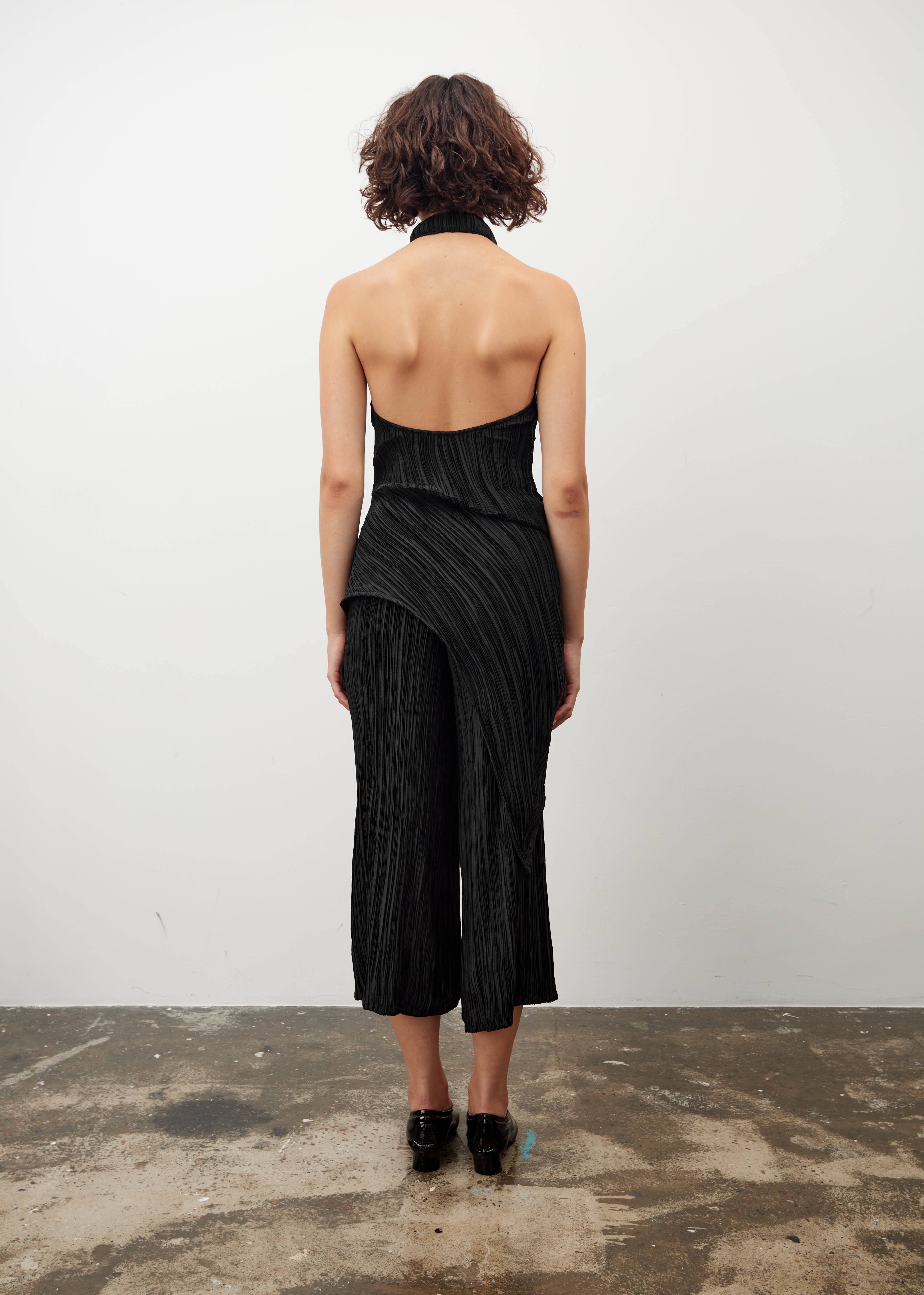 TAMAR KEBURIA OPEN BACK ASYMMETRIC TOP 