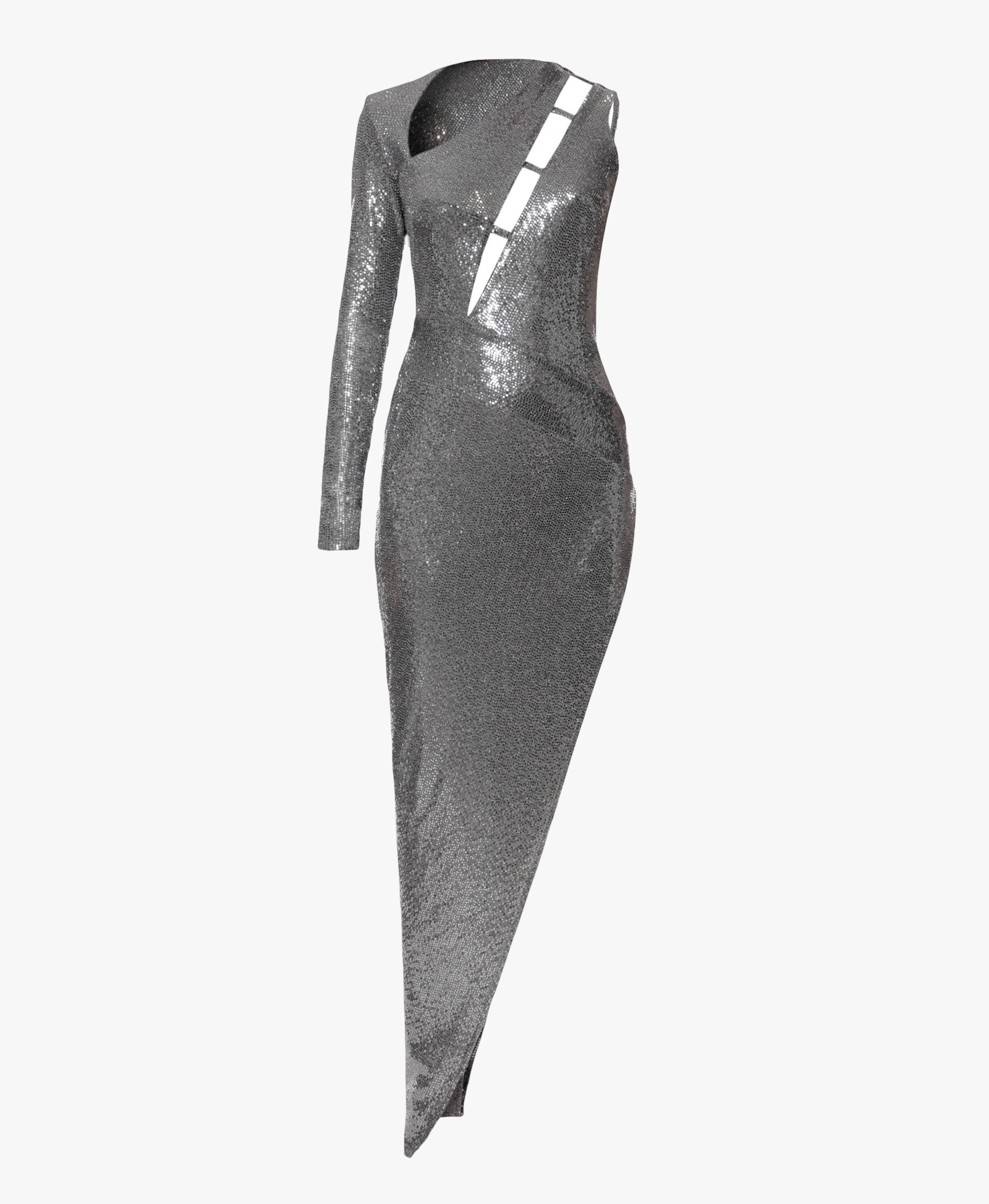 Dress Vivian Steel Grey made by HALEWSKI