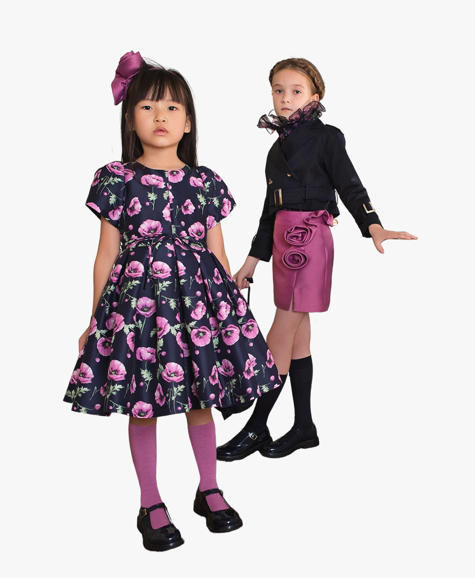 Orchid Valley Girls Dress made by Mama Luma