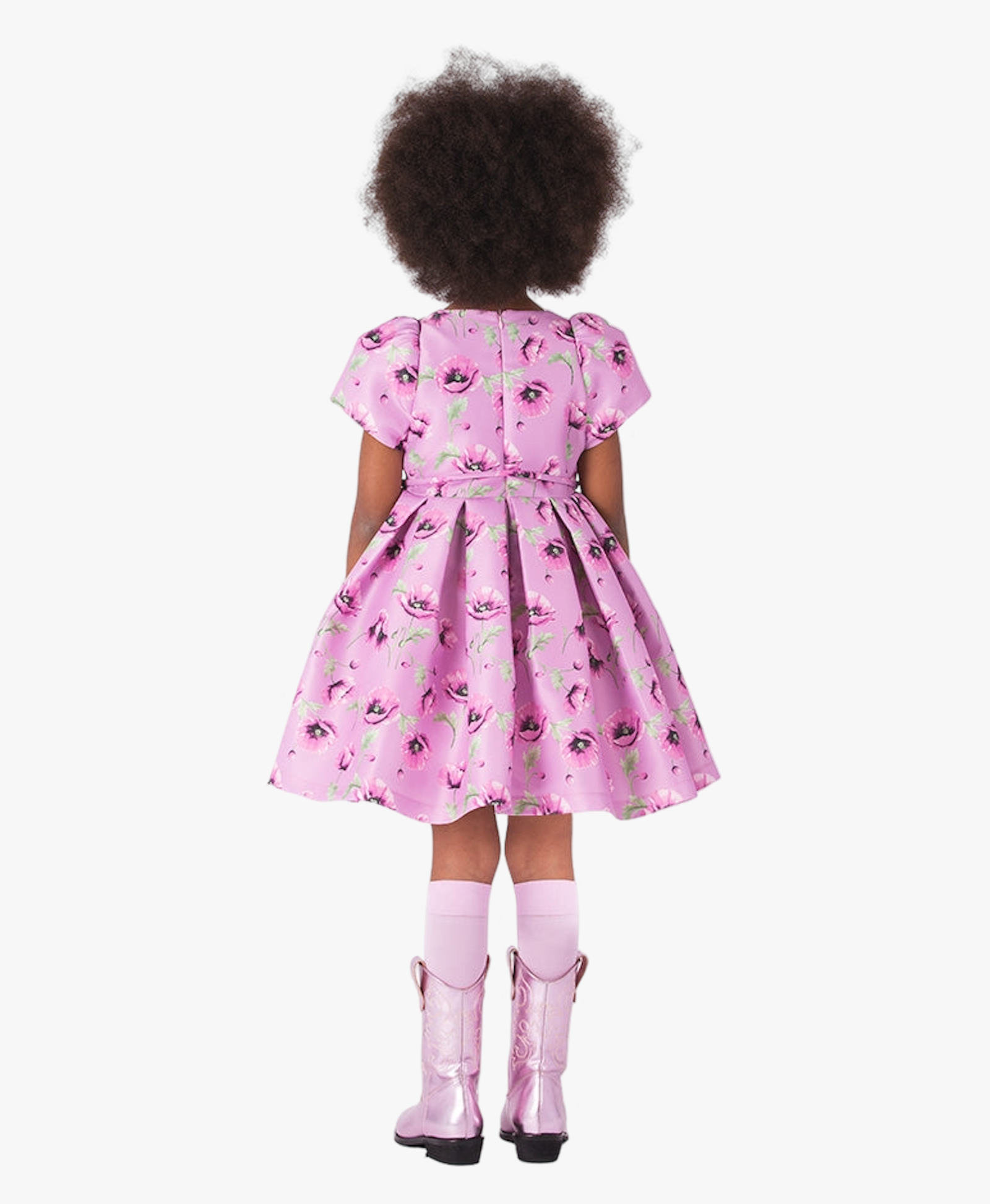 Orchid Valley Girls Dress made by Mama Luma