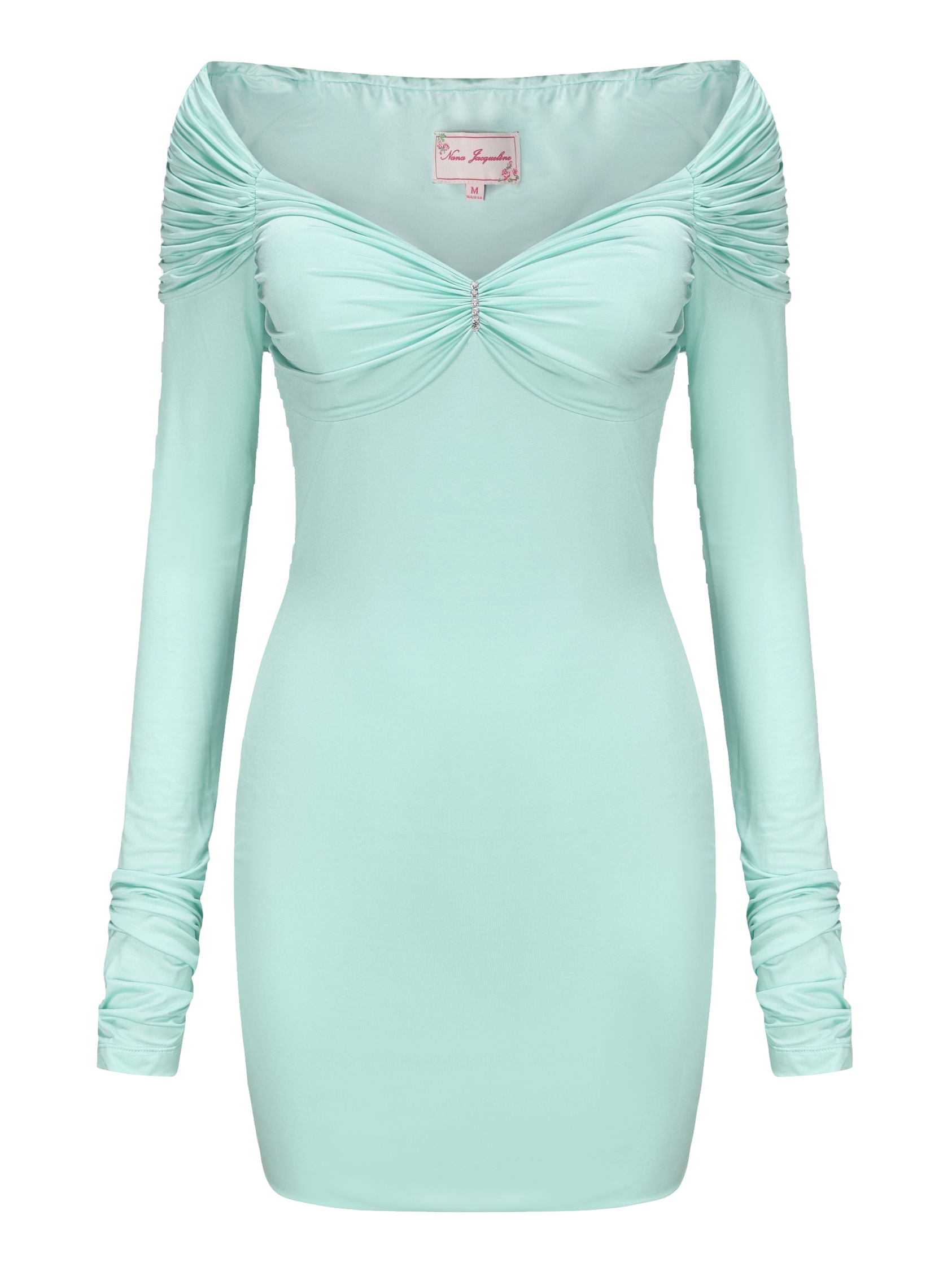 Olivia Dress (Mint) (Final Sale) in Green made by Nana Jacqueline