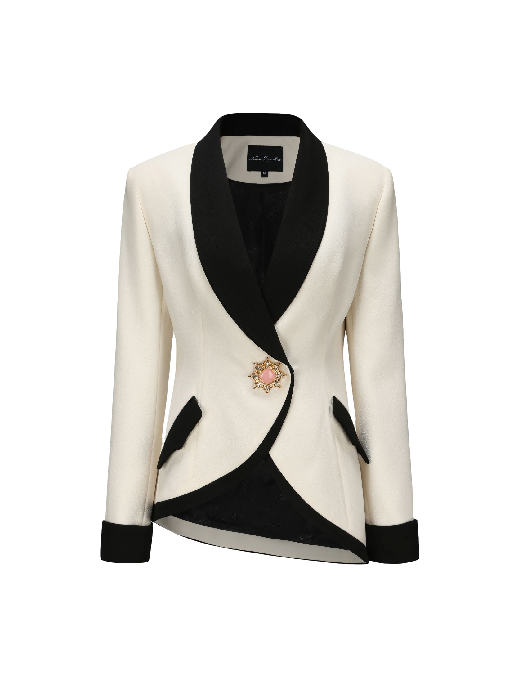 Nana Jacqueline Brooke Suit Jacket (beige) In White