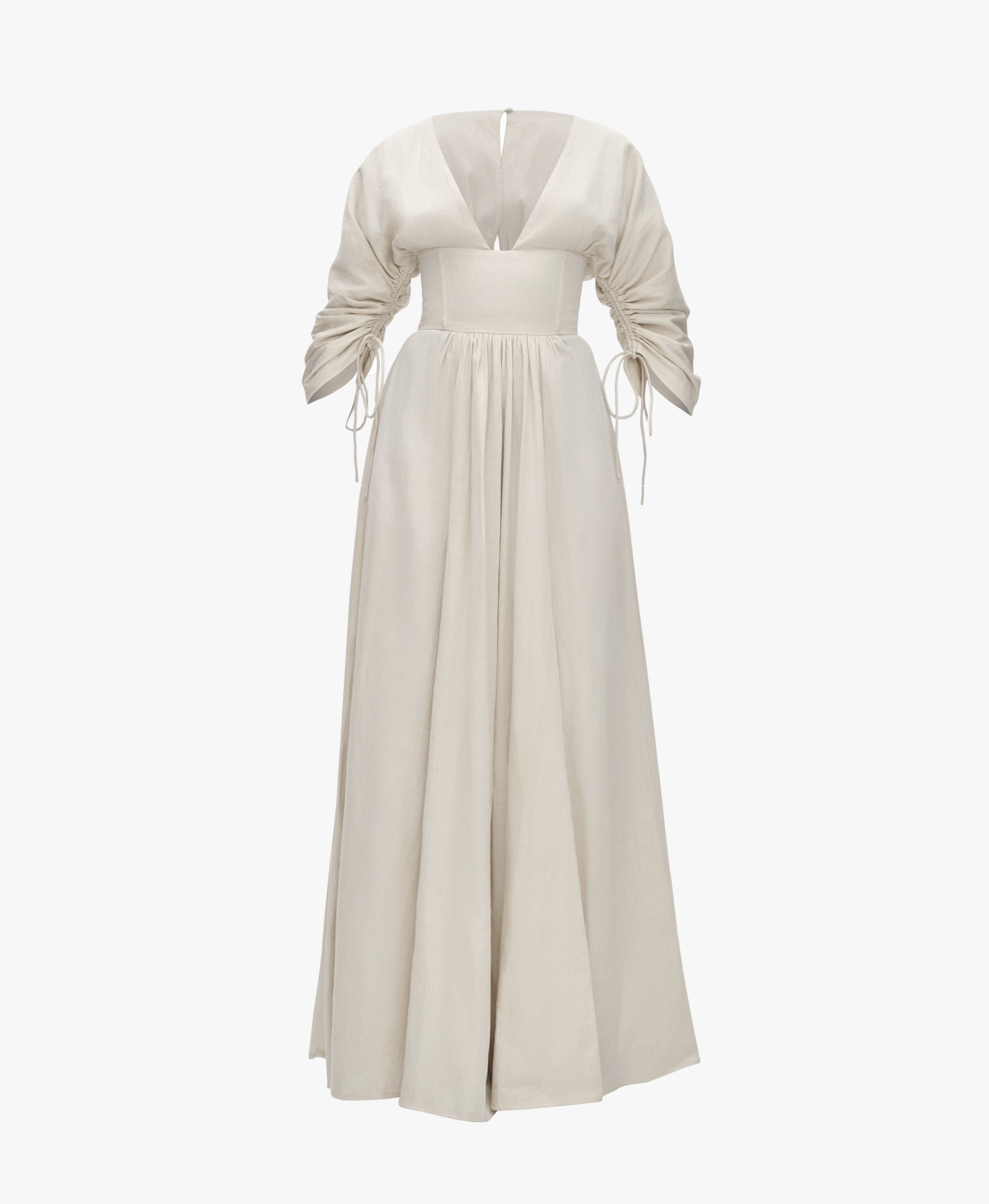 ADELLE MAXI DRESS - BONE made by Andrea Iyamah