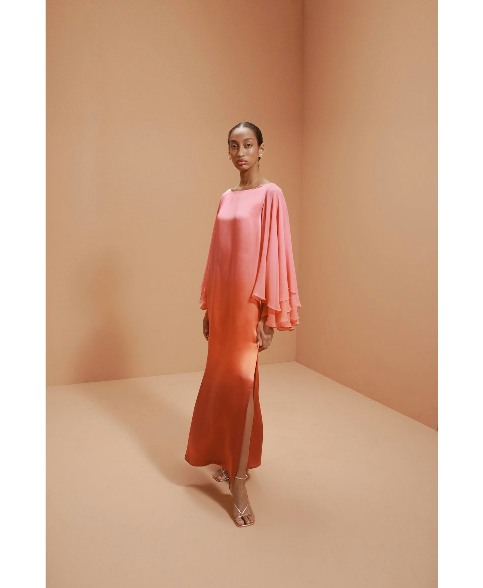 Sunrise Hand-Dyed Tunic Dress made by Francesca Miranda