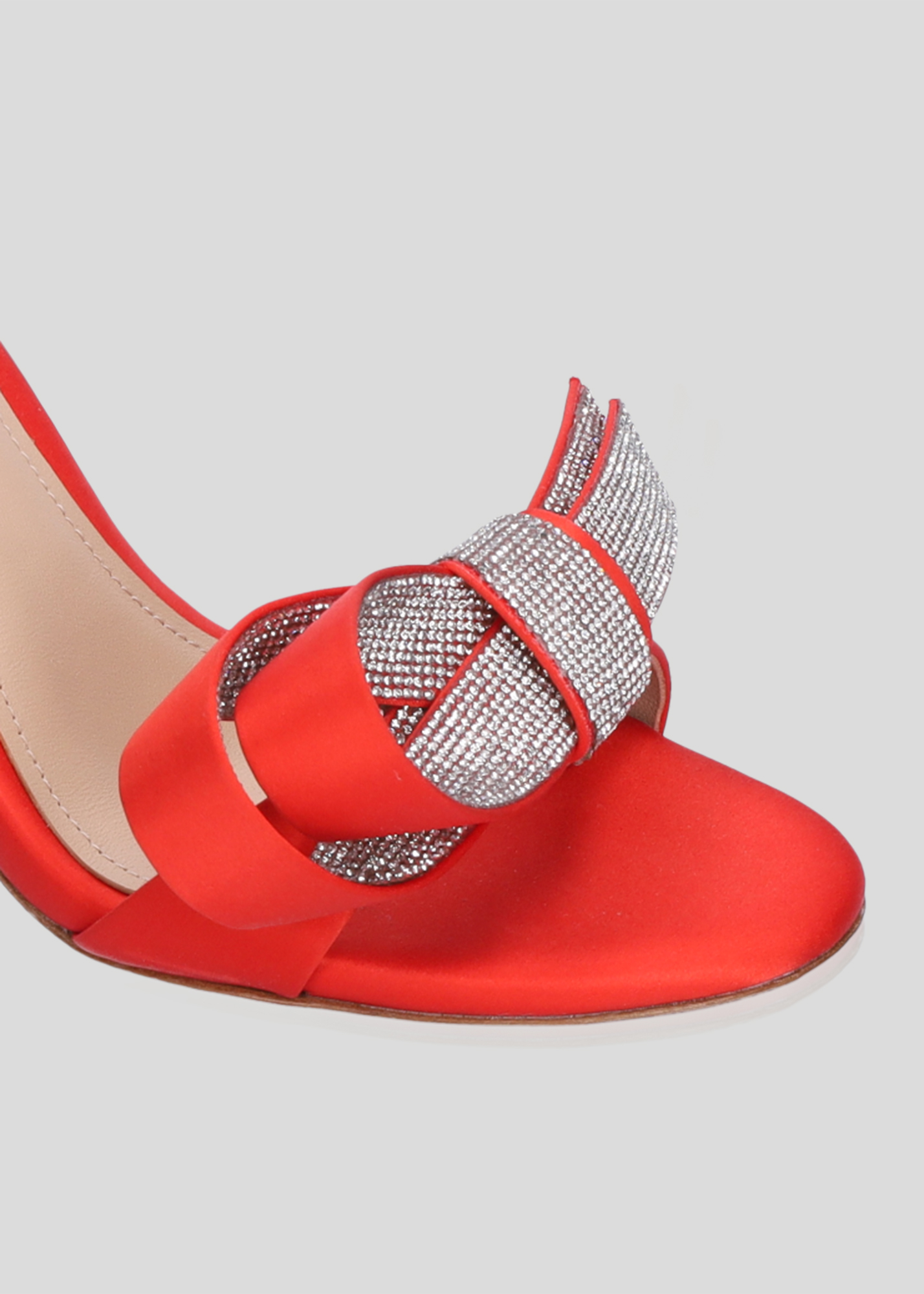Shop Lola Cruz Shoes Claire Sandal 85 In Red