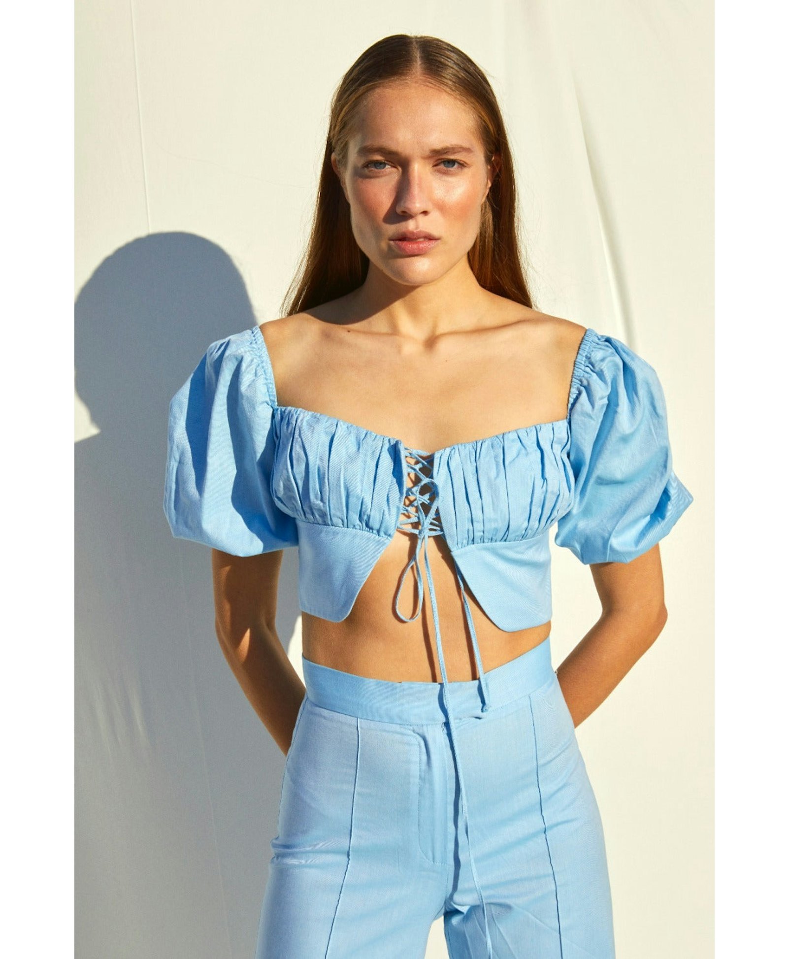 Santoe Pants in Blue made by Nazli Ceren